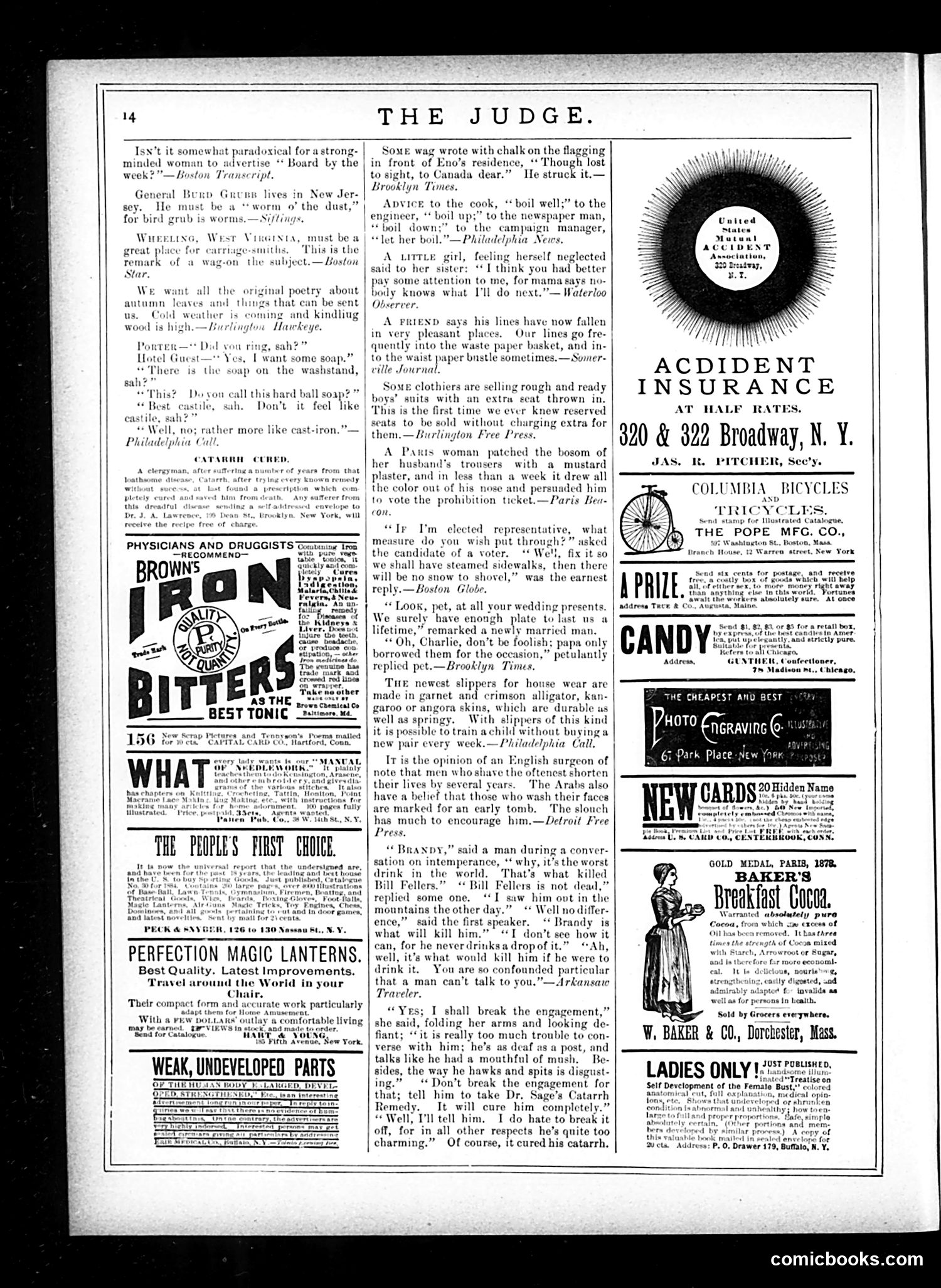 Judge — November 22, 1884 — page 14