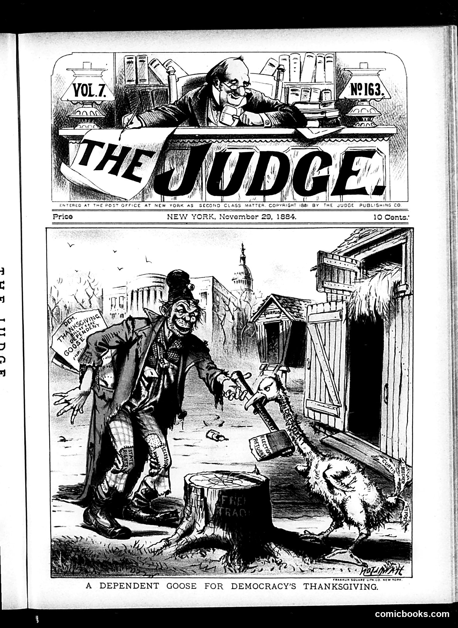 Judge — November 29, 1884 — page 1: Judge, 1884-11-29