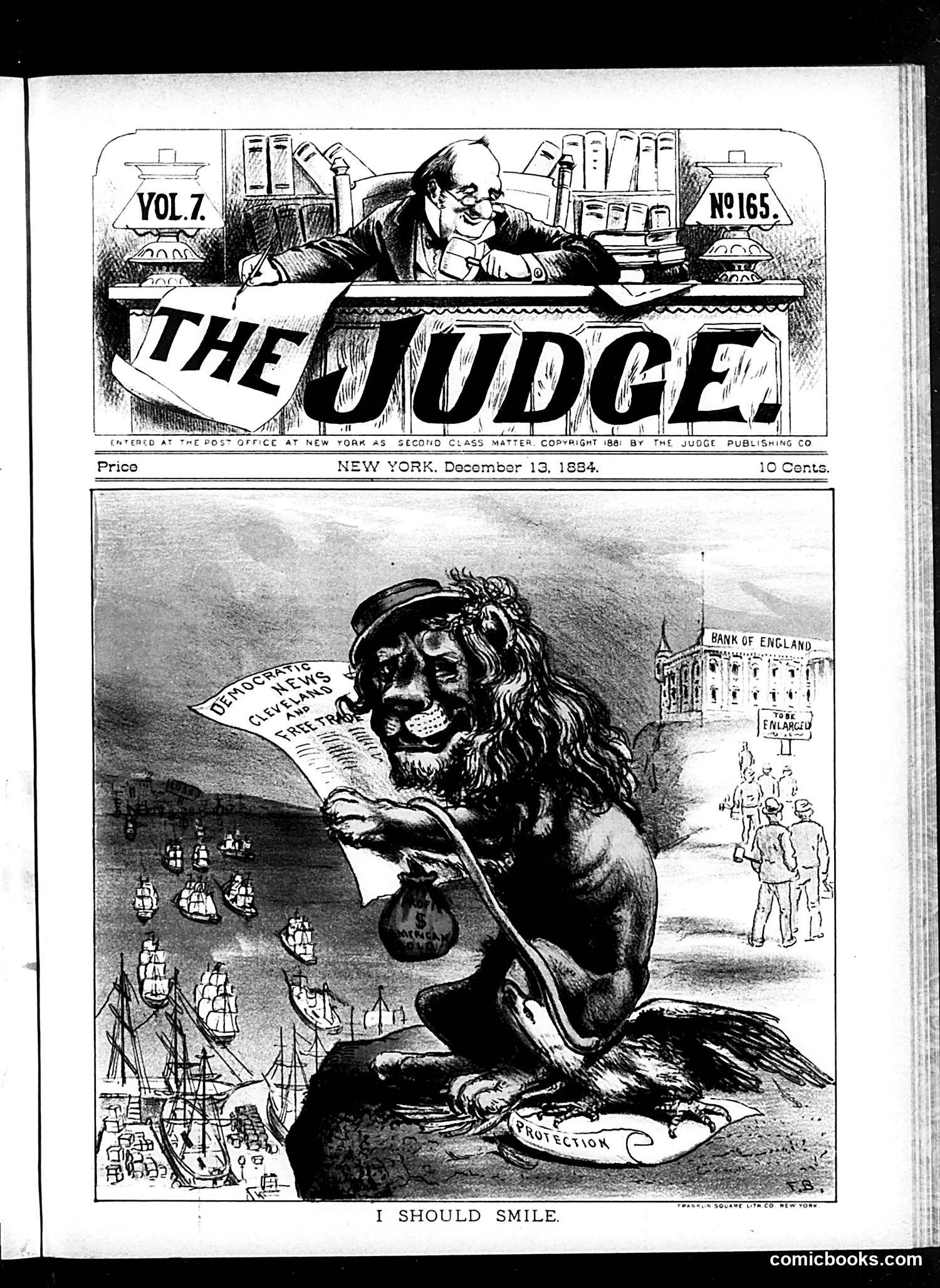 Judge — December 13, 1884 — page 1: Judge, 1884-12-13