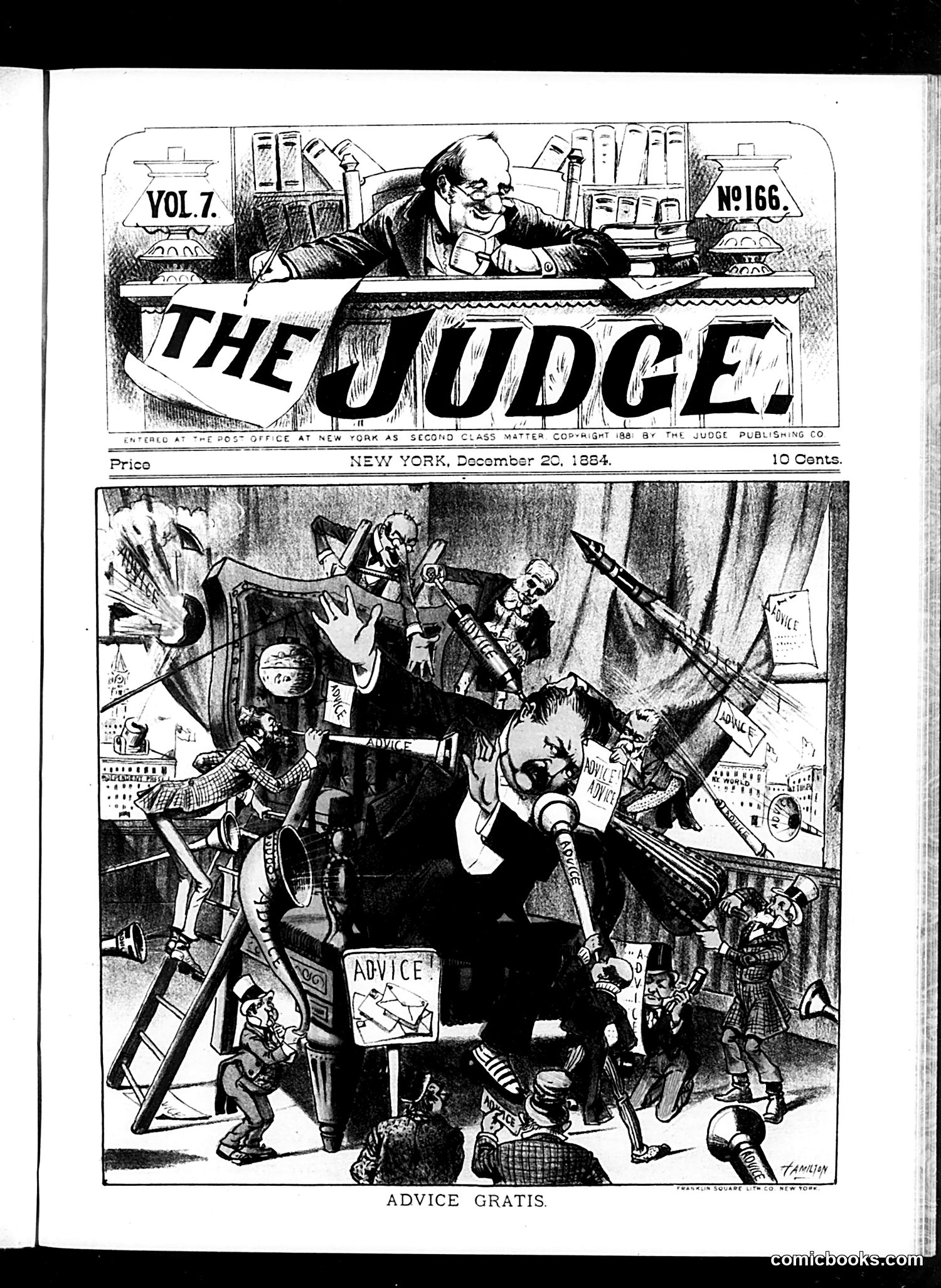 Judge — December 20, 1884 — page 1: Judge, 1884-12-20