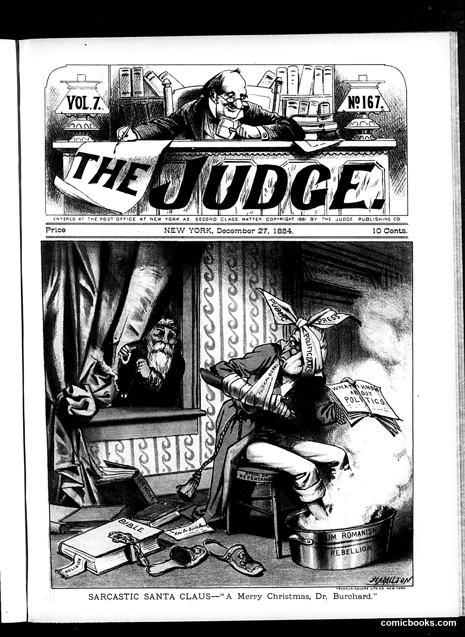 Judge — December 27, 1884 — page 1: Judge, 1884-12-27