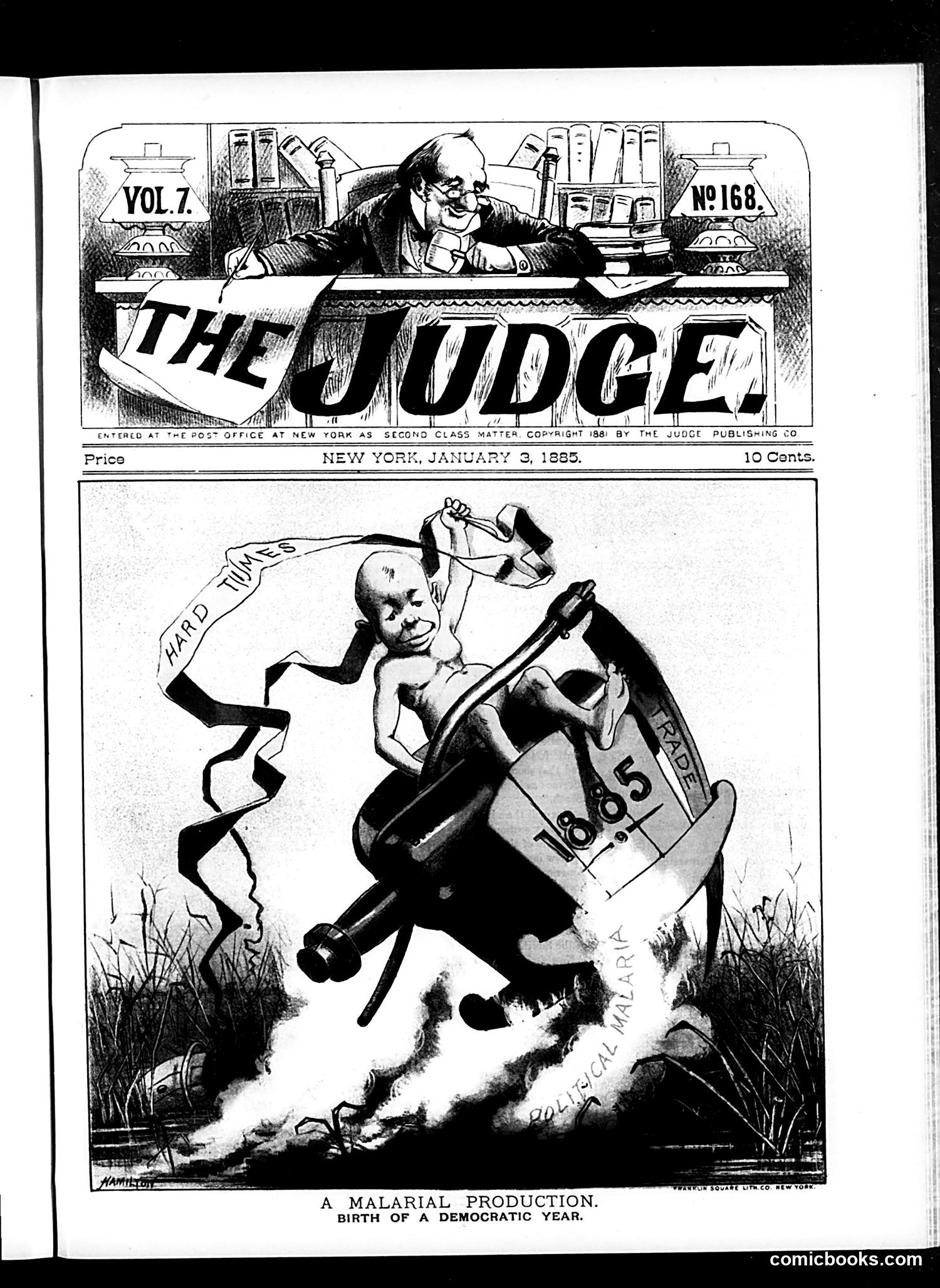 Judge — January 3, 1885 — page 1: Judge, 1885-01-03
