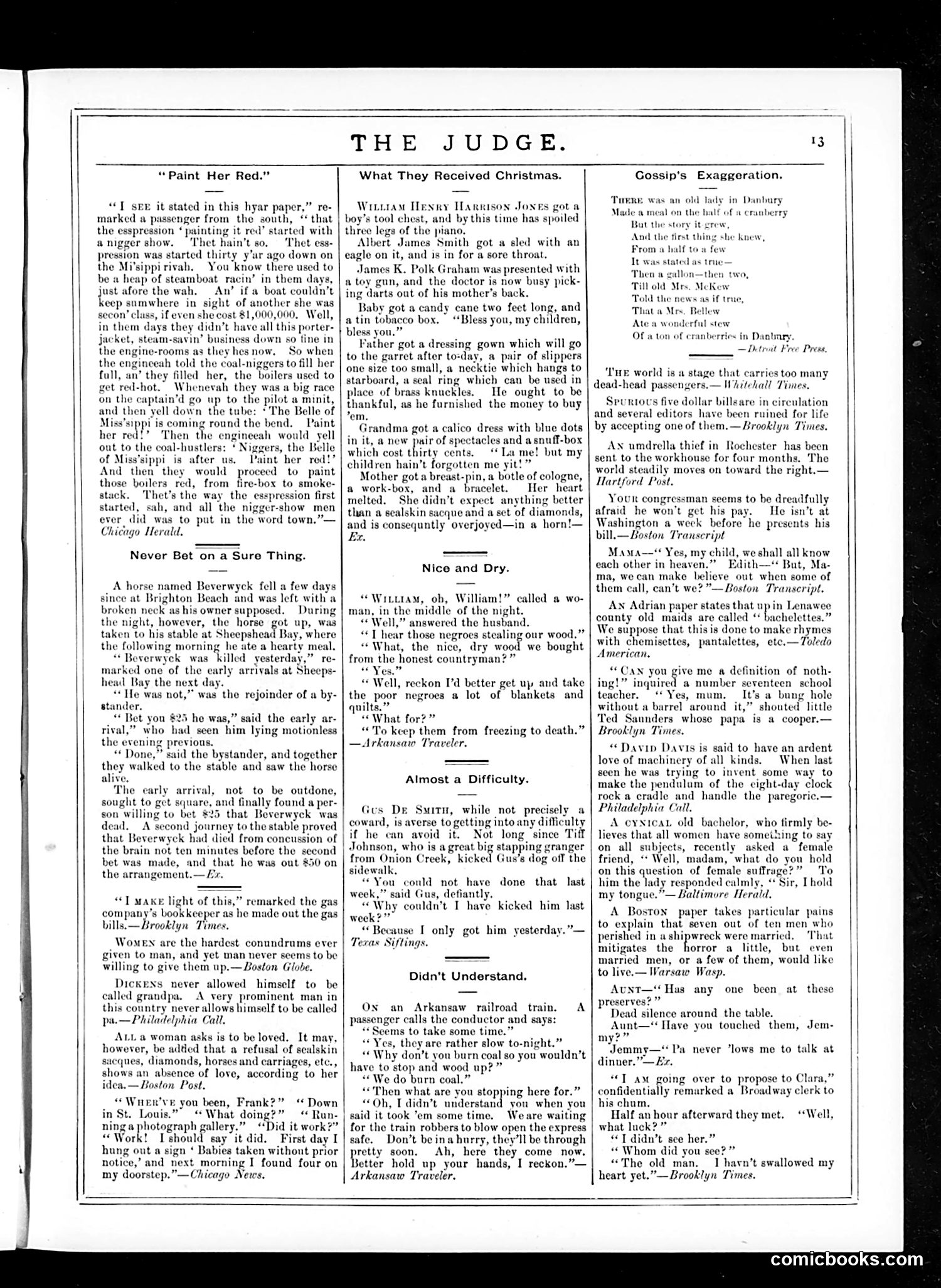 Judge — January 10, 1885 — page 13