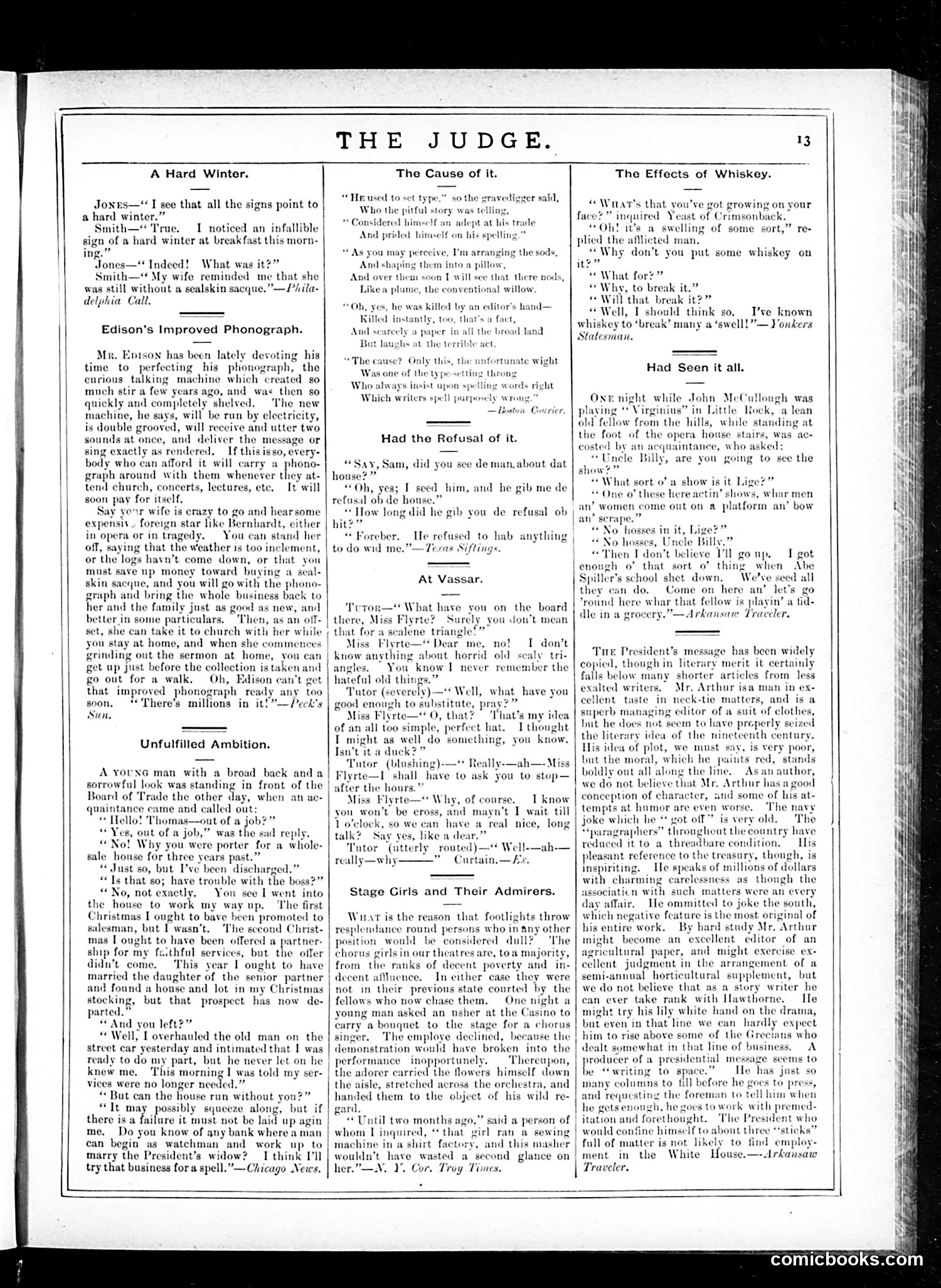 Judge — January 17, 1885 — page 13