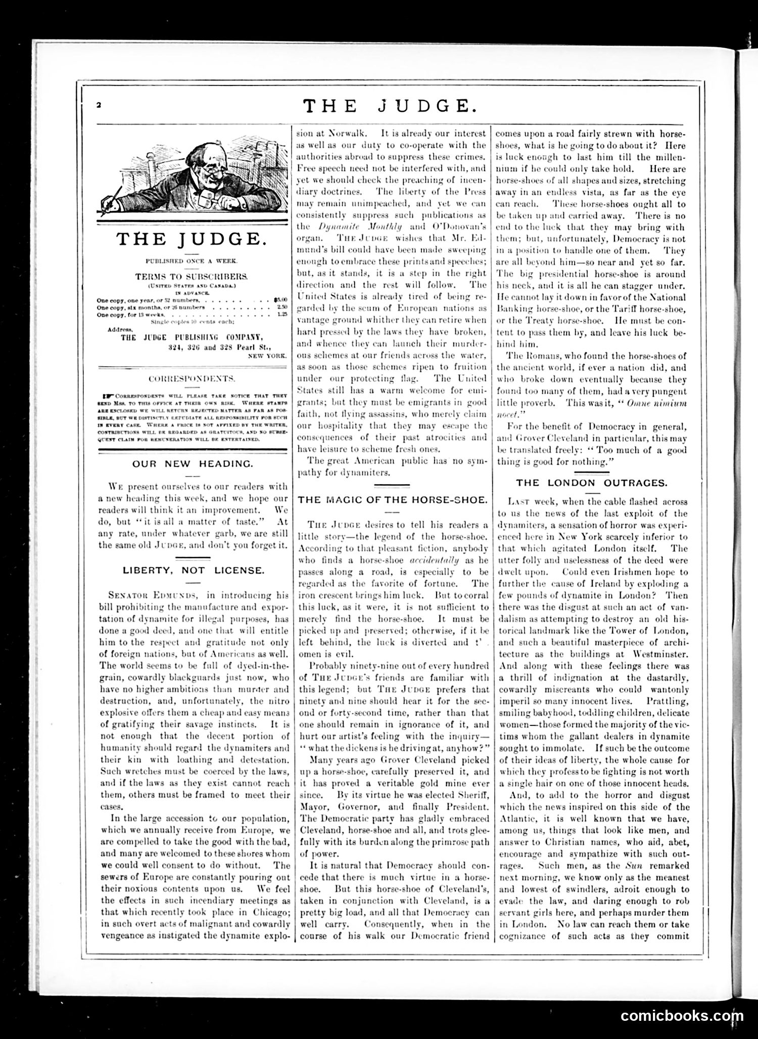 Judge — February 7, 1885 — page 2: Judge, 1885-02-07