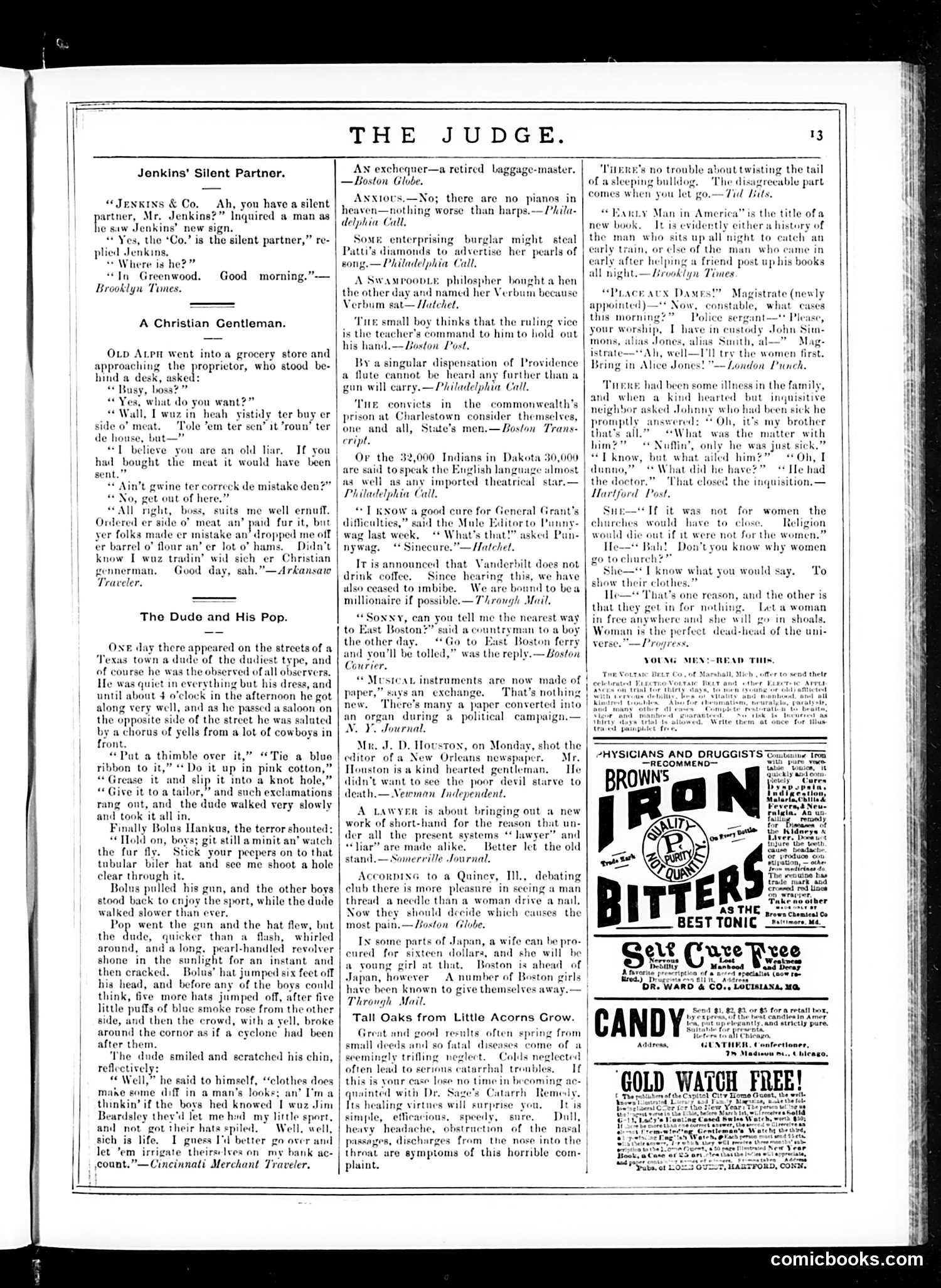 Judge — February 14, 1885 — page 13