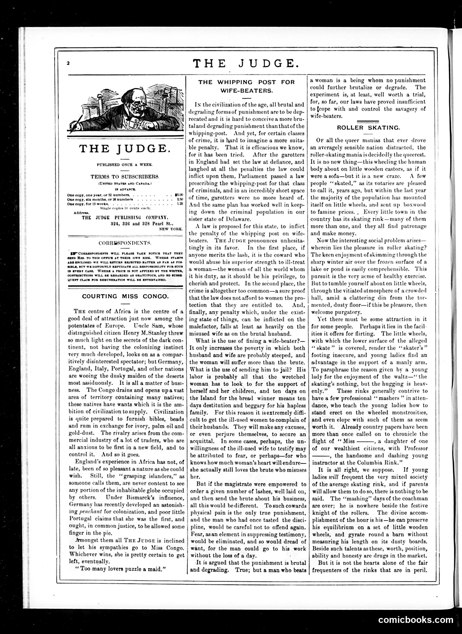 Judge — February 28, 1885 — page 2: Judge, 1885-02-28