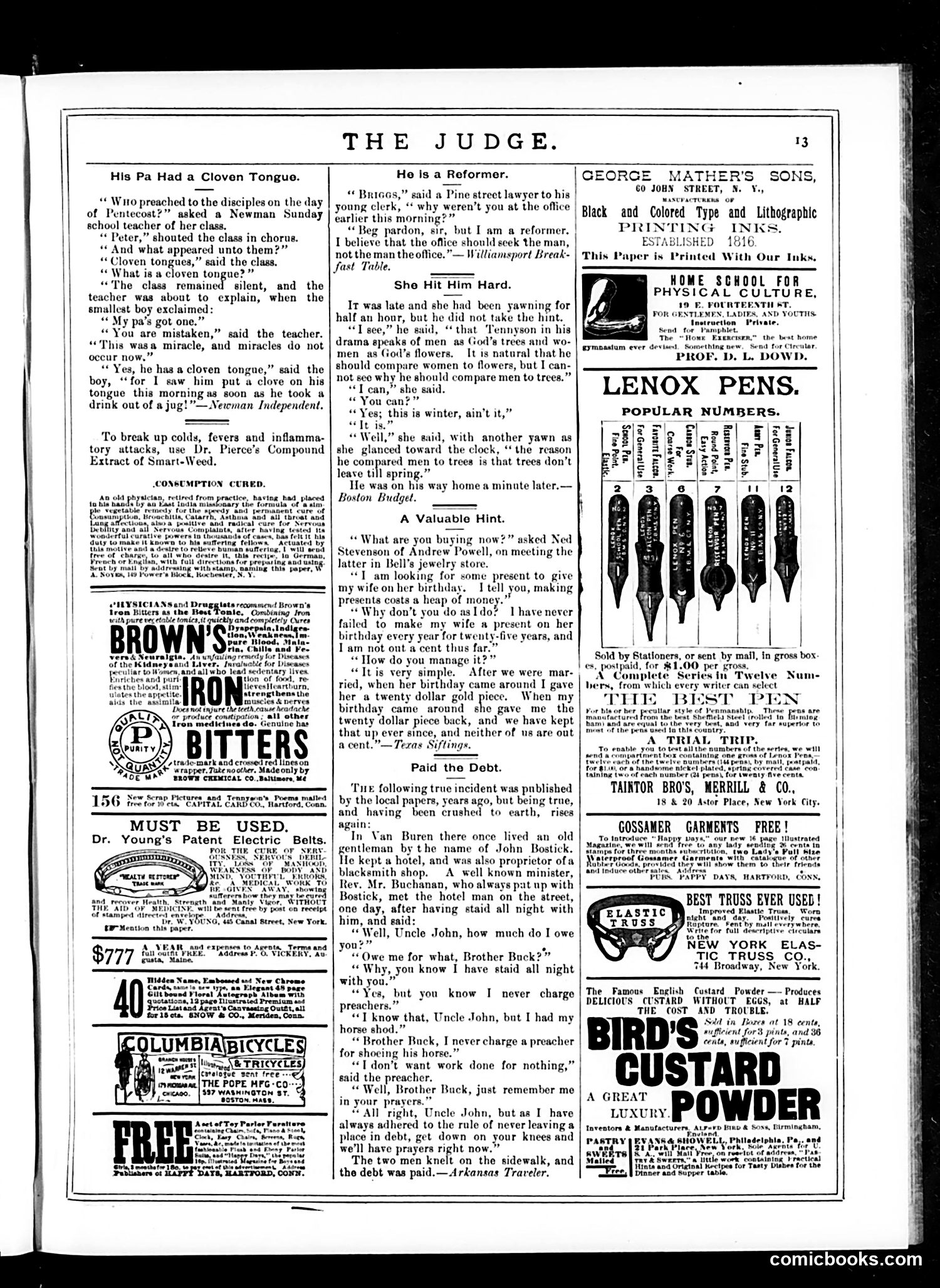 Judge — March 7, 1885 — page 13