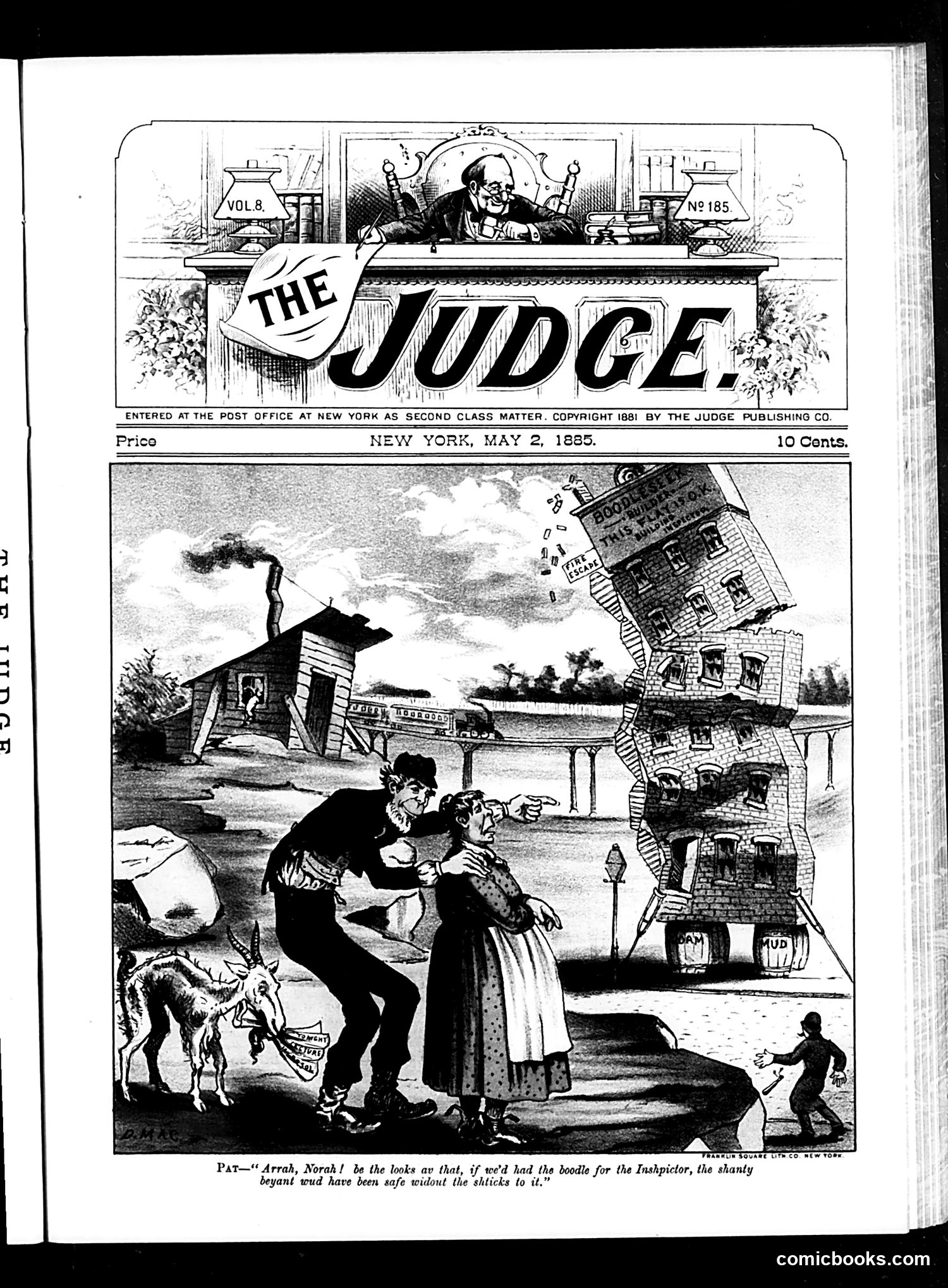 Judge — May 2, 1885 — page 1: Judge, 1885-05-02