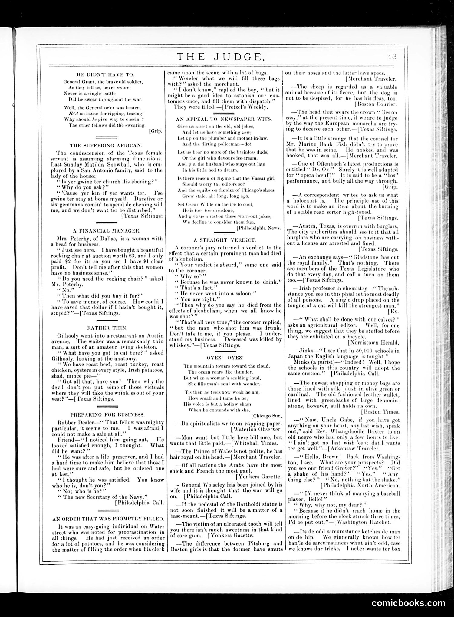 Judge — May 2, 1885 — page 13