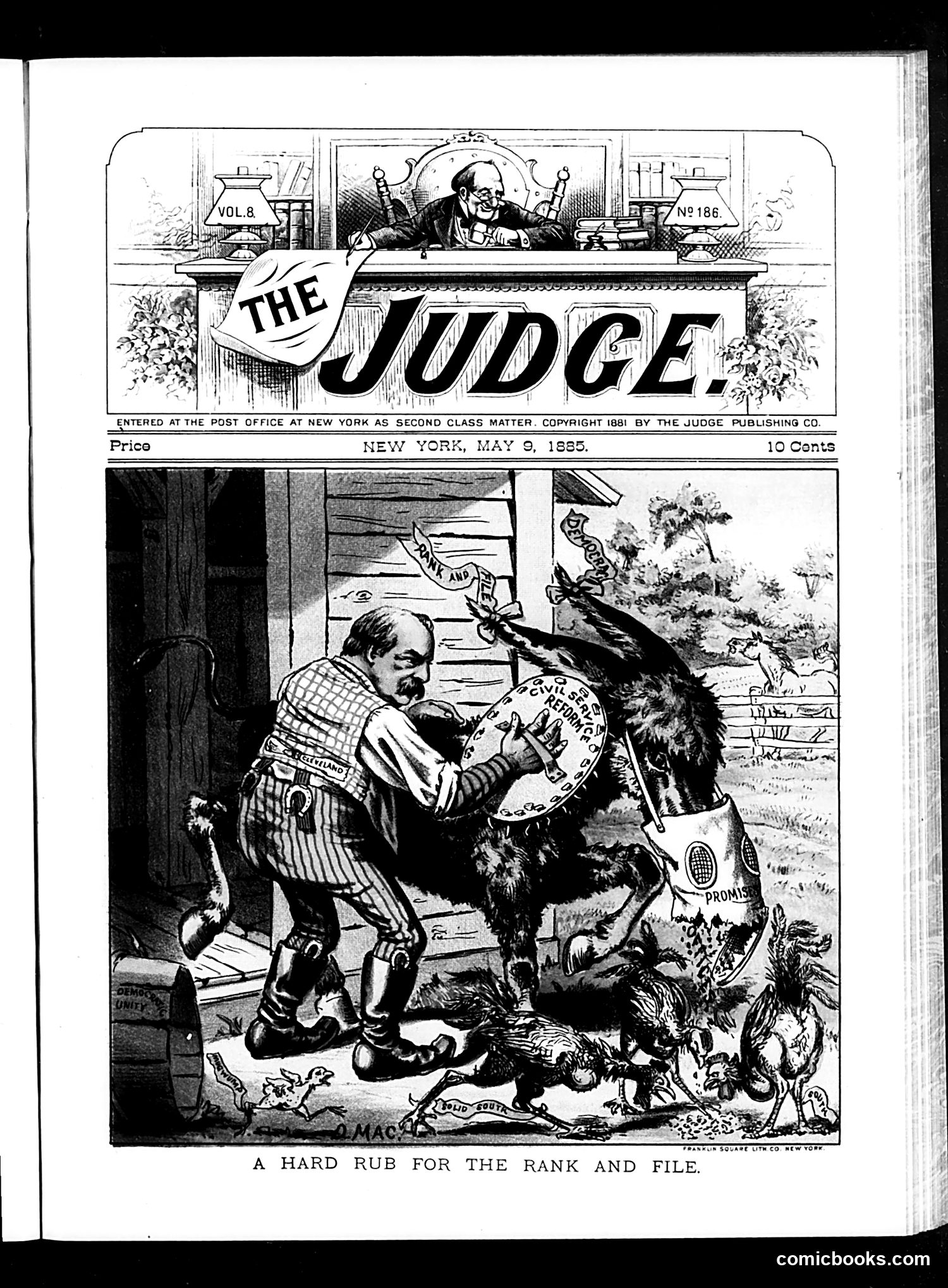 Judge — May 9, 1885 — page 1: Judge, 1885-05-09