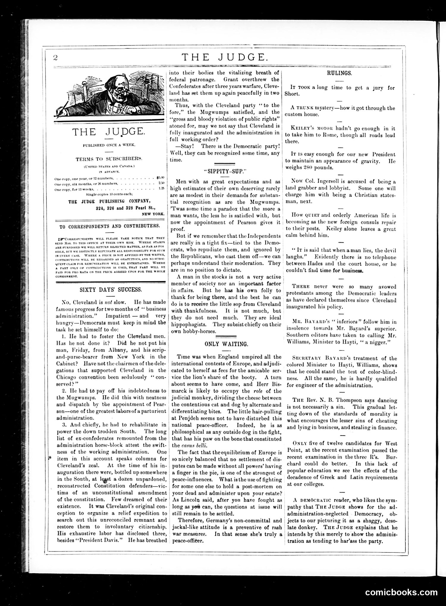 Judge — May 16, 1885 — page 2: Judge, 1885-05-16