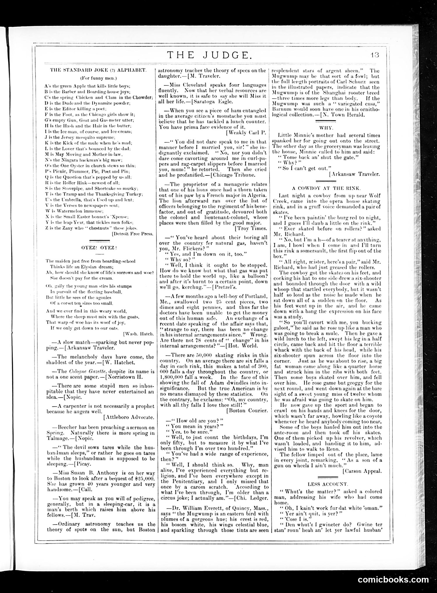 Judge — May 23, 1885 — page 13