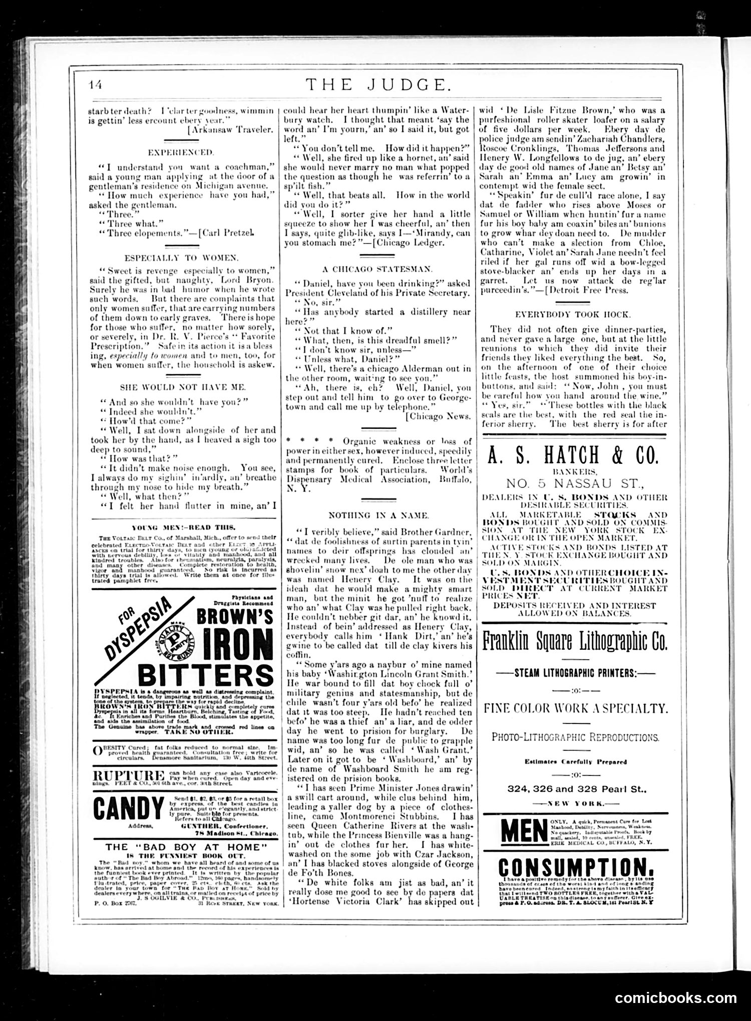 Judge — May 23, 1885 — page 14