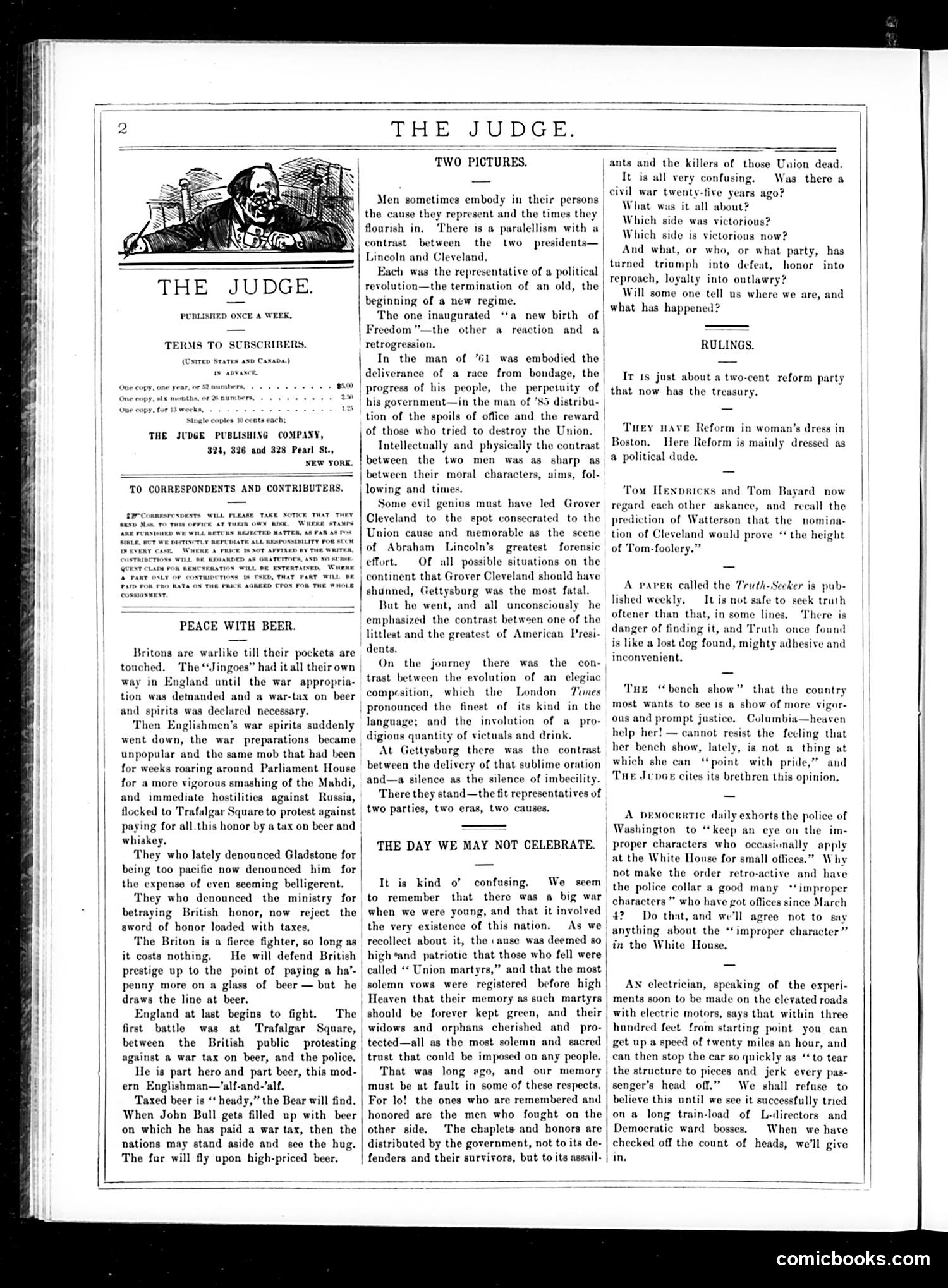 Judge — May 30, 1885 — page 2: Judge, 1885-05-30