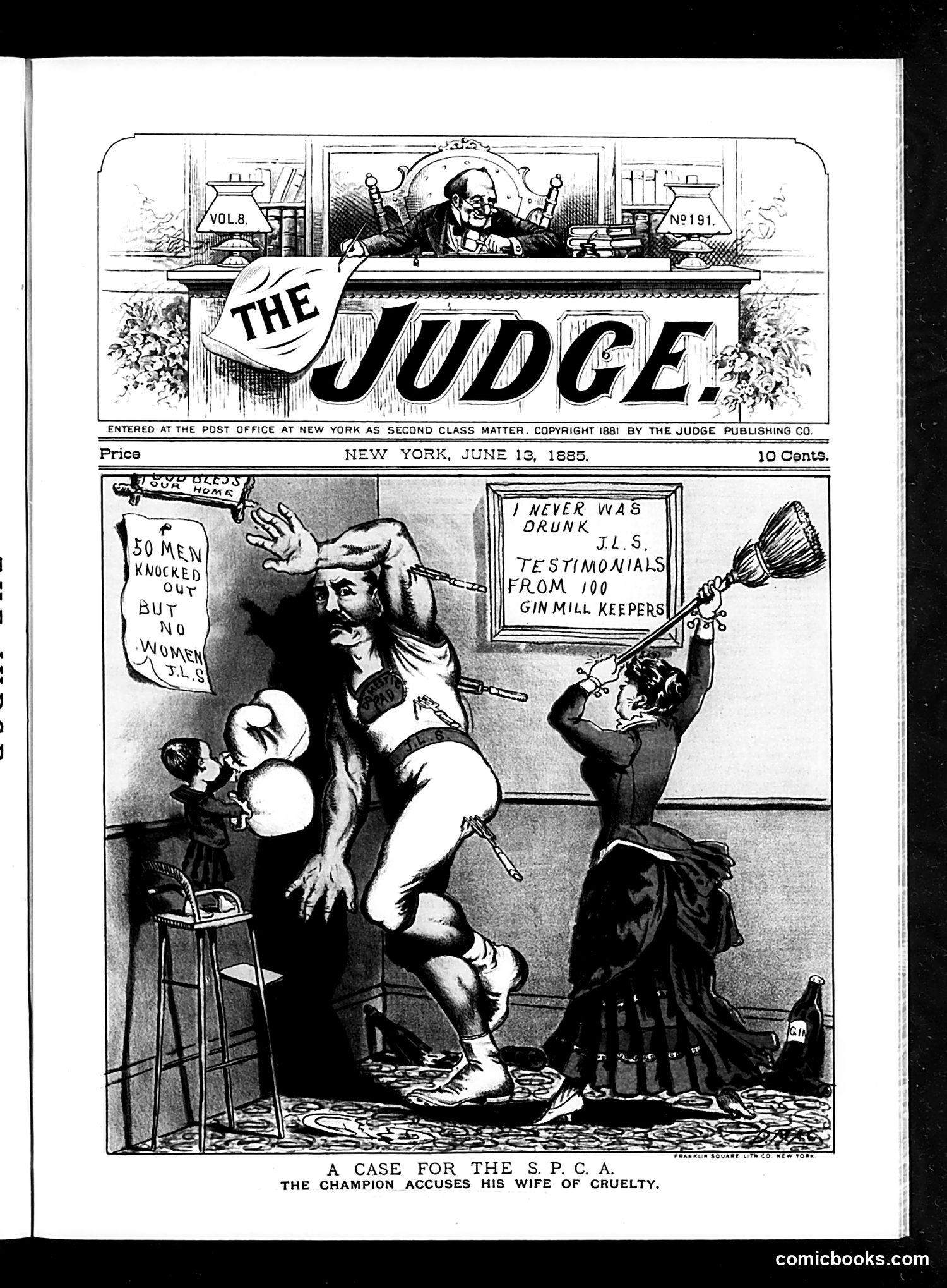 Judge — June 13, 1885 — page 1: Judge, 1885-06-13