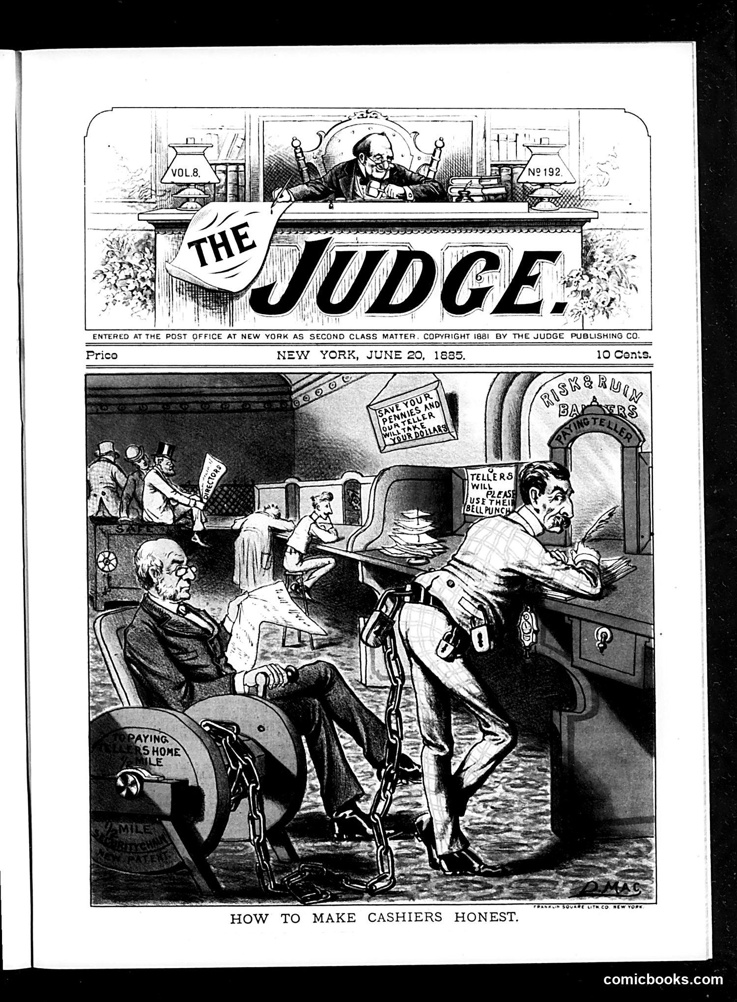 Judge — June 20, 1885 — page 1: Judge, 1885-06-20