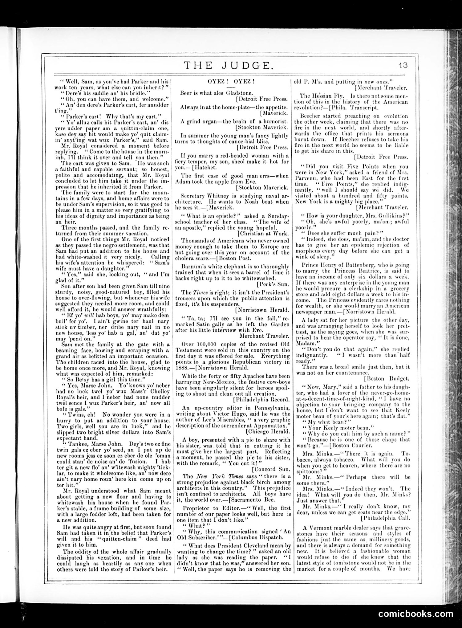 Judge — July 4, 1885 — page 13