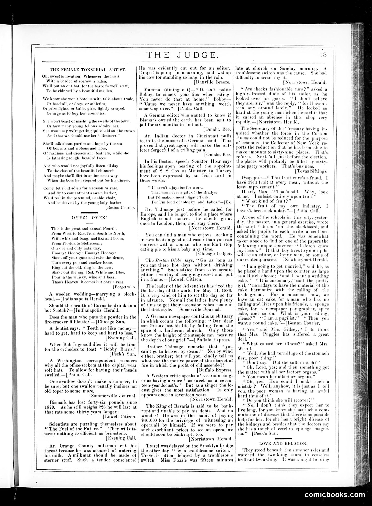 Judge — July 25, 1885 — page 13