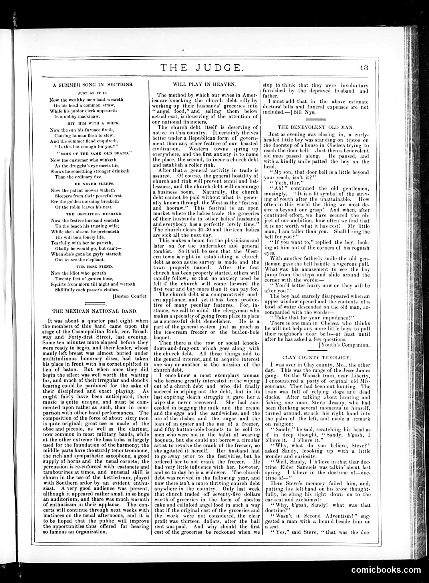 Judge — August 8, 1885 — page 13