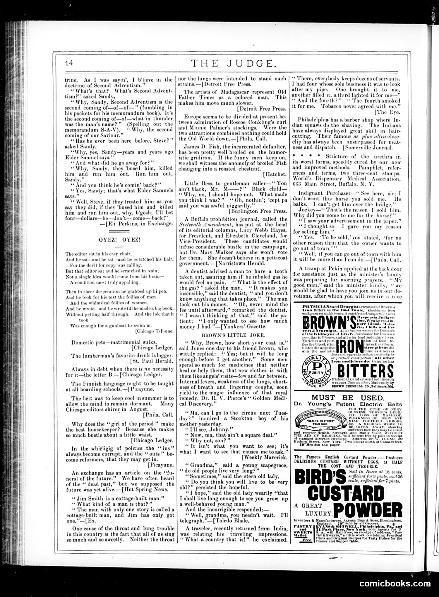 Judge — August 8, 1885 — page 14
