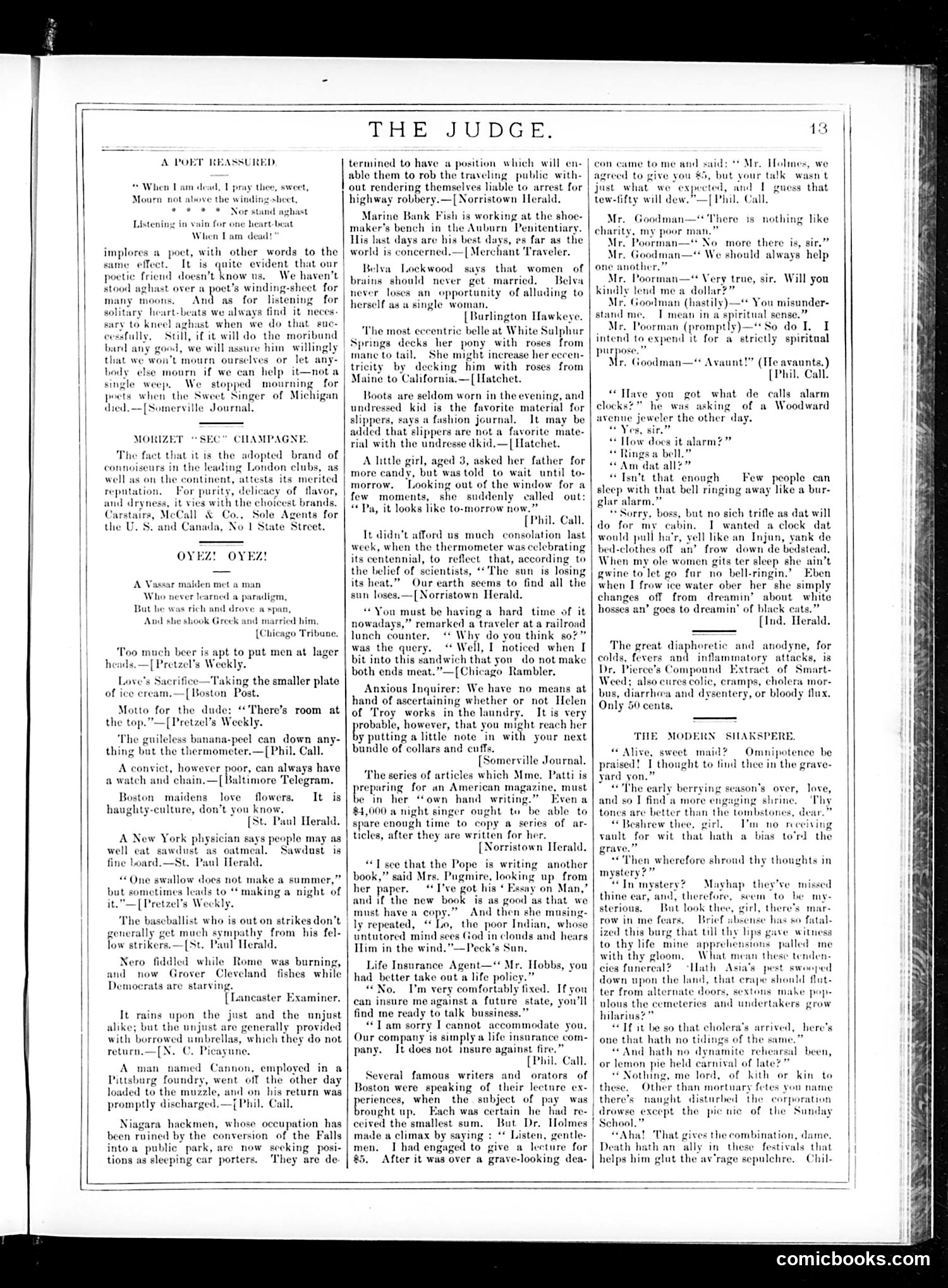 Judge — August 15, 1885 — page 13