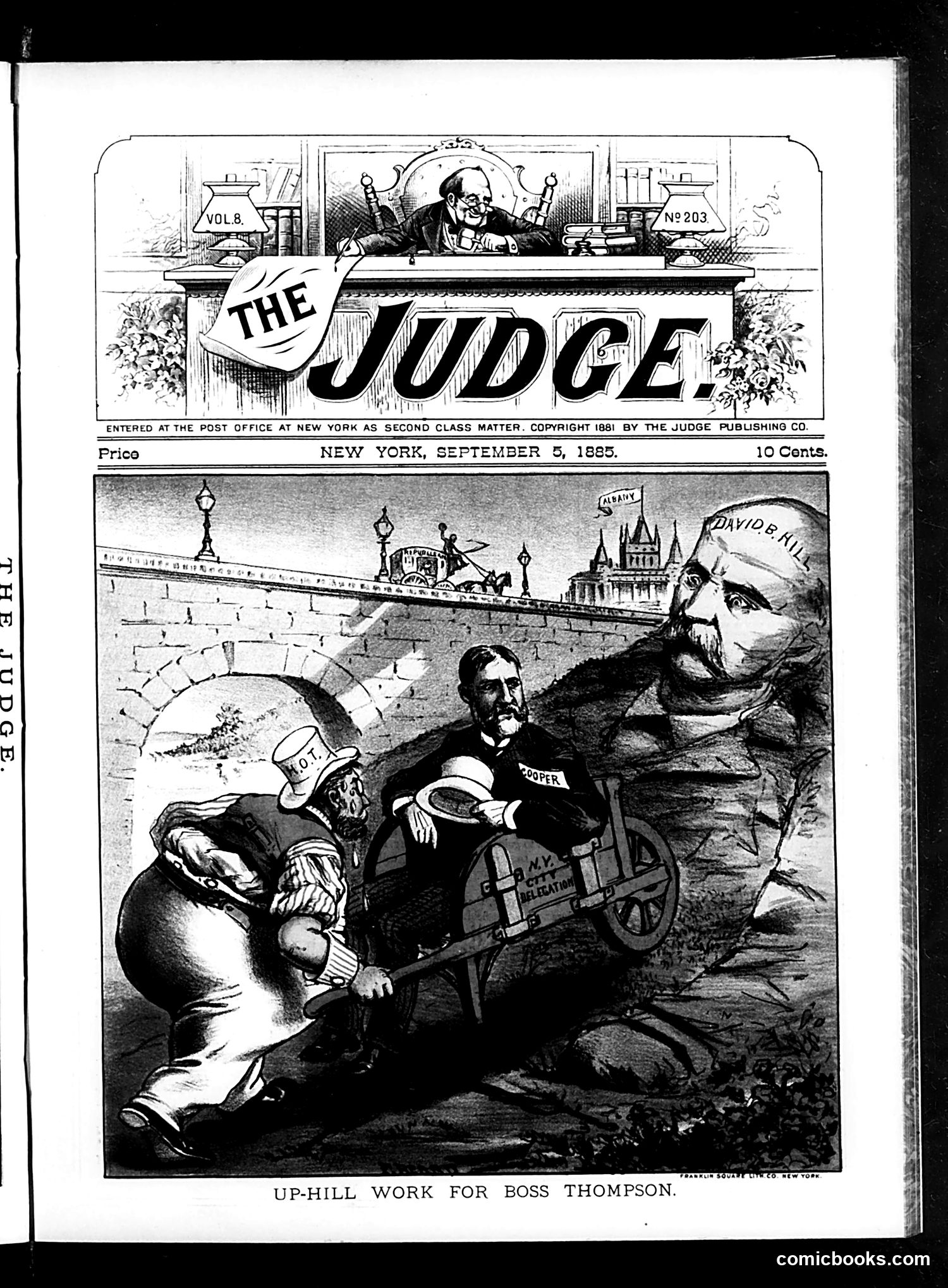 Judge — September 5, 1885 — page 1: Judge, 1885-09-05