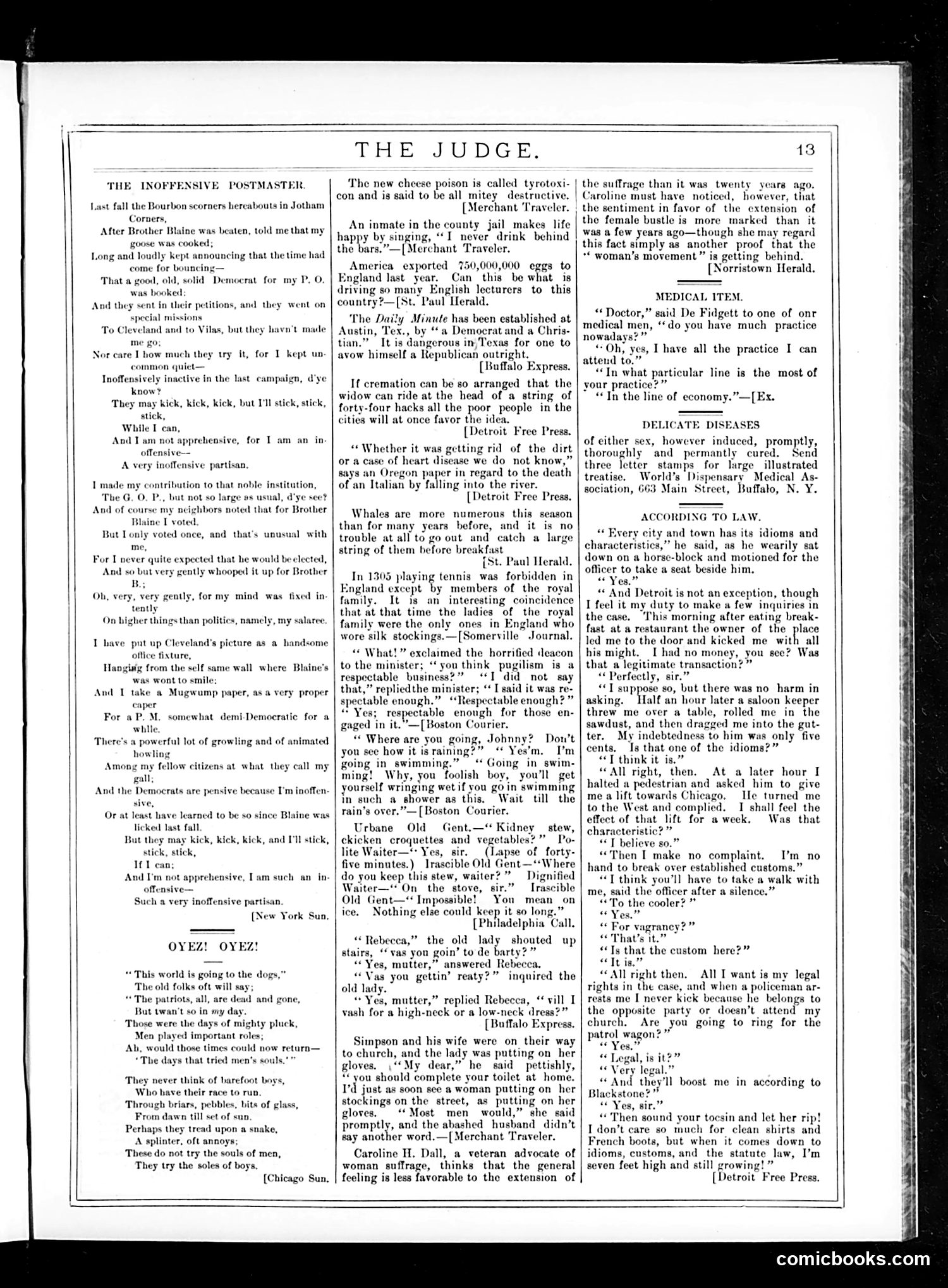 Judge — September 5, 1885 — page 13