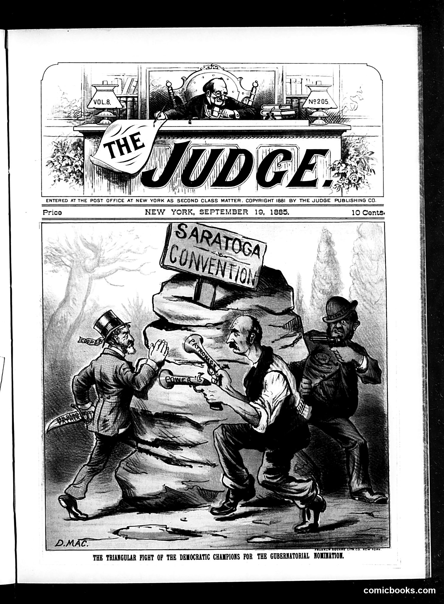 Judge — September 19, 1885 — page 1: Judge, 1885-09-19