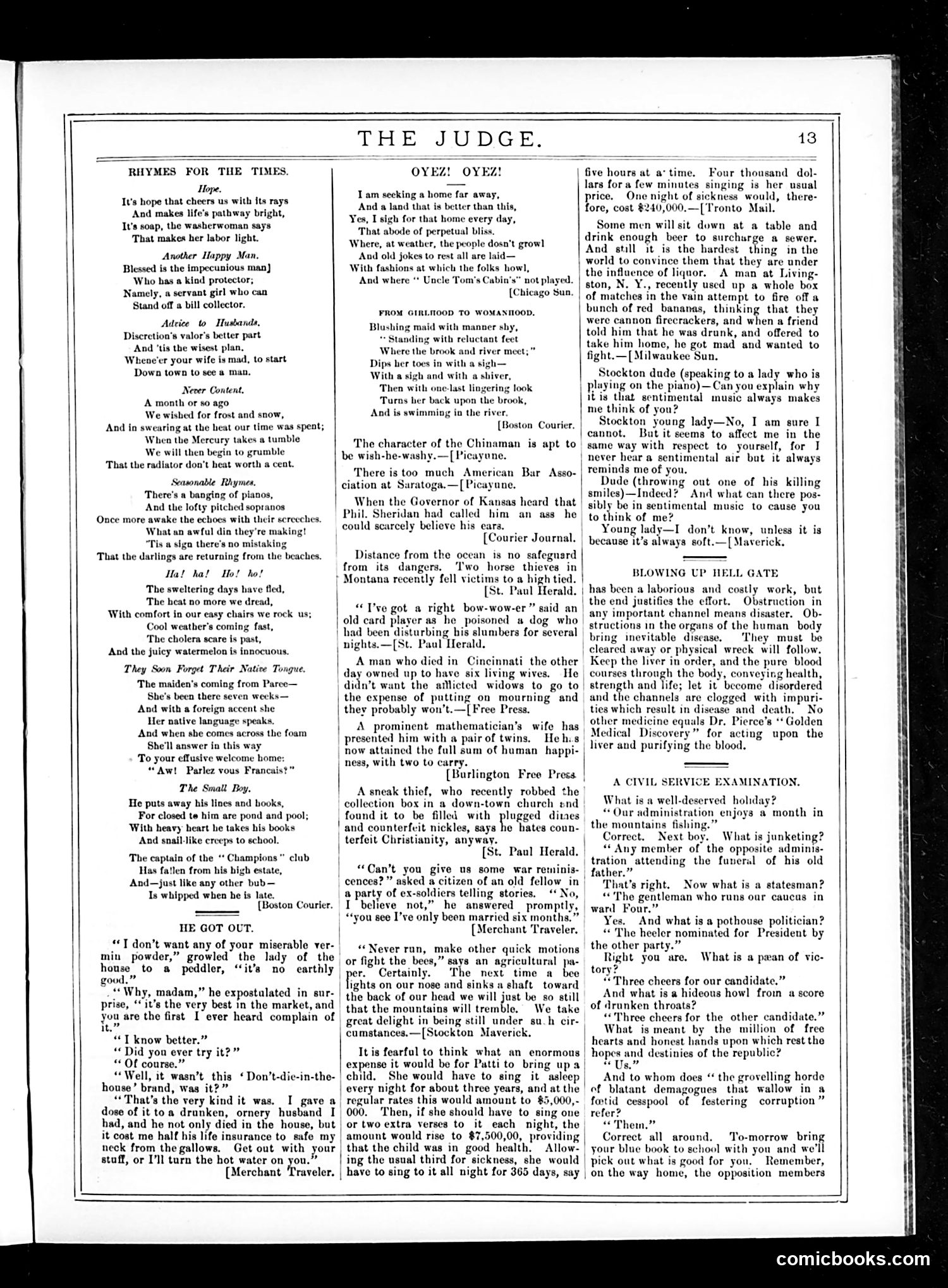 Judge — September 19, 1885 — page 13
