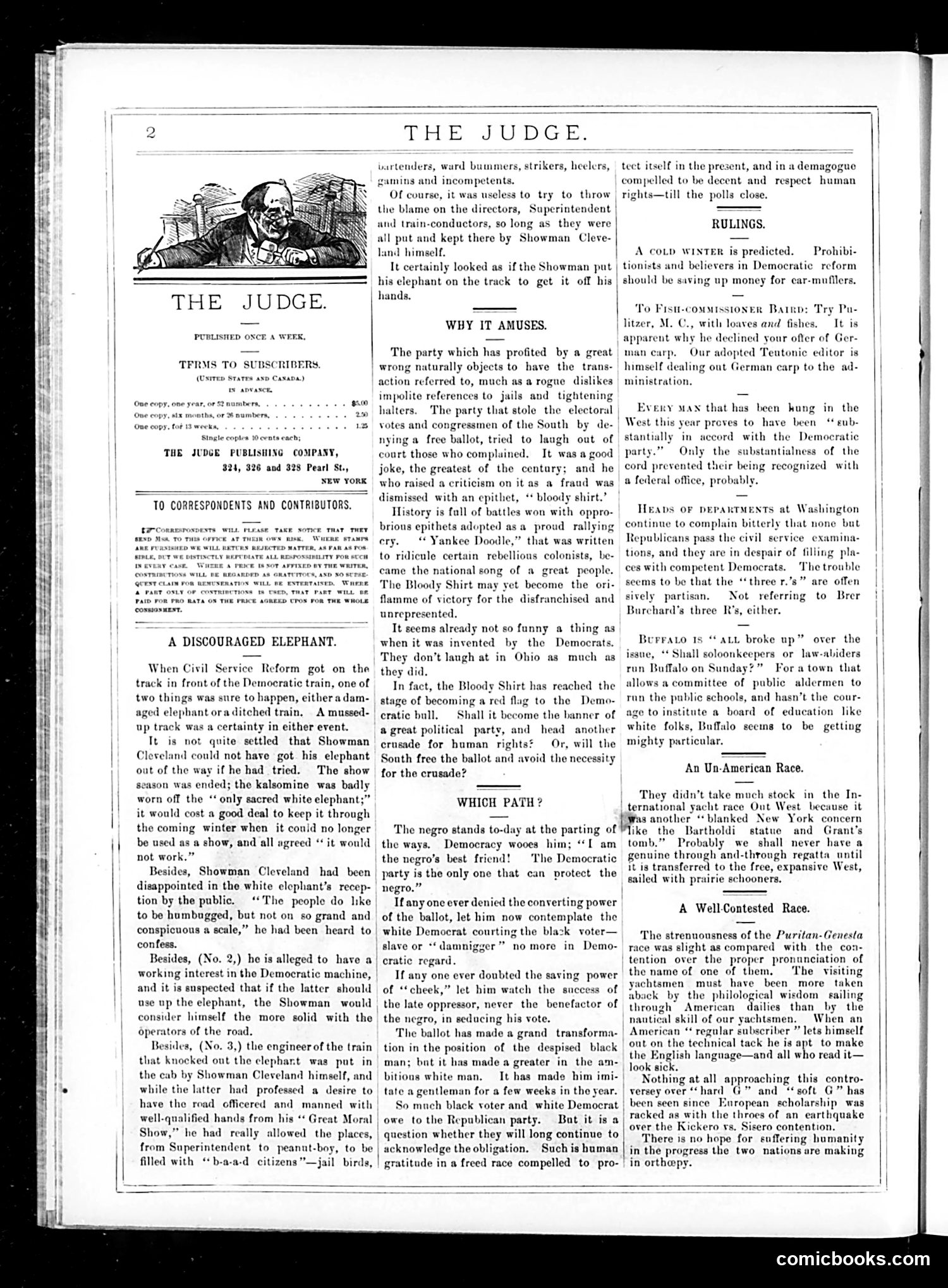 Judge — October 3, 1885 — page 2: Judge, 1885-10-03