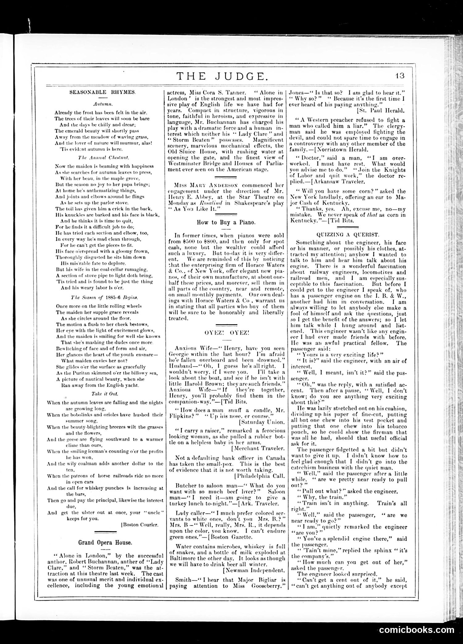 Judge — October 17, 1885 — page 13