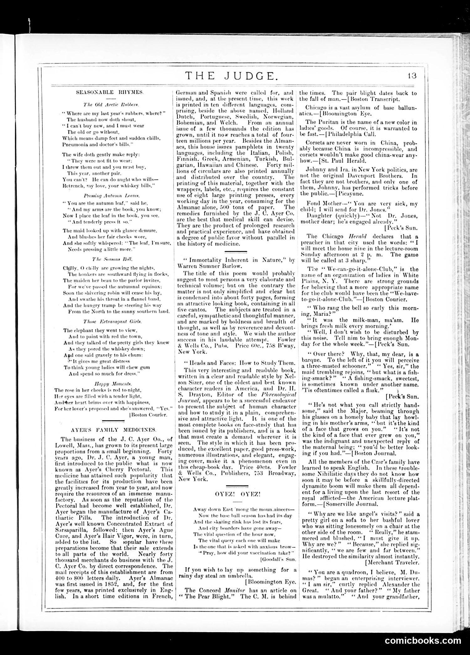 Judge — October 24, 1885 — page 13