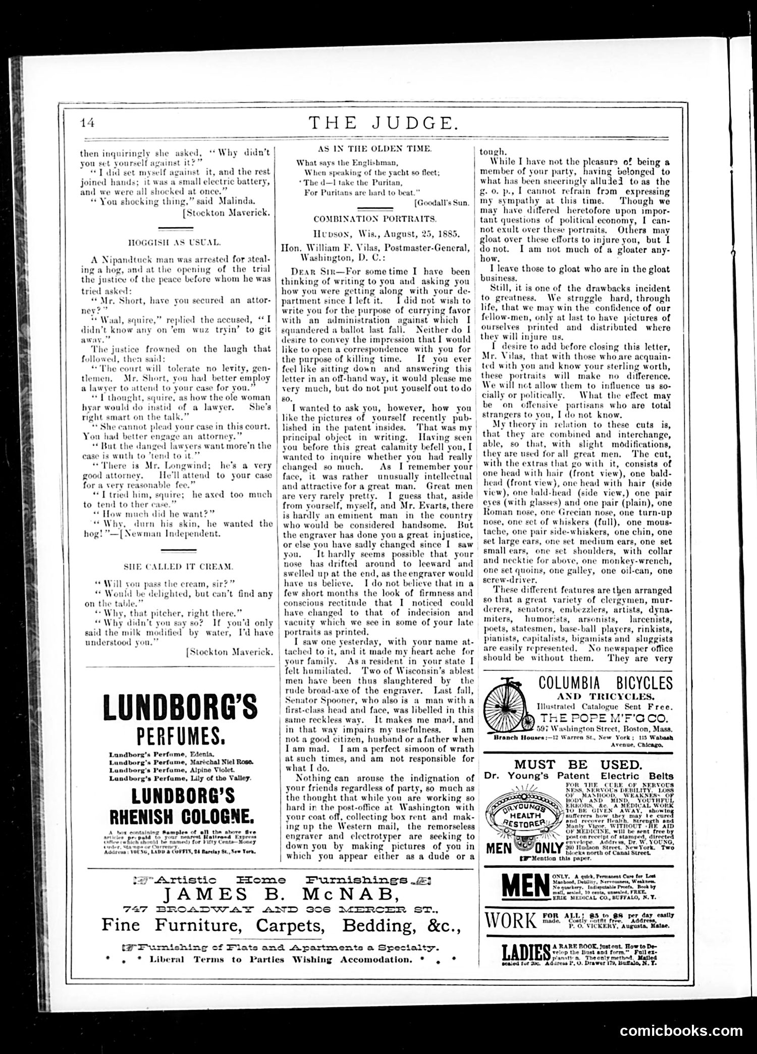 Judge — October 31, 1885 — page 14
