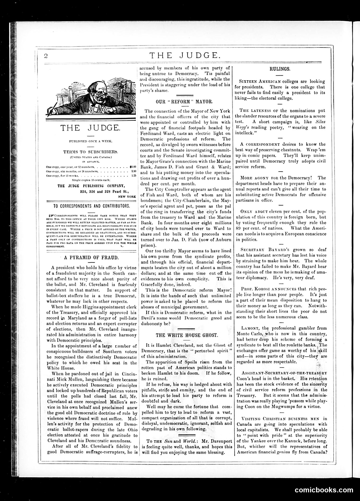 Judge — November 7, 1885 — page 2: Judge, 1885-11-07