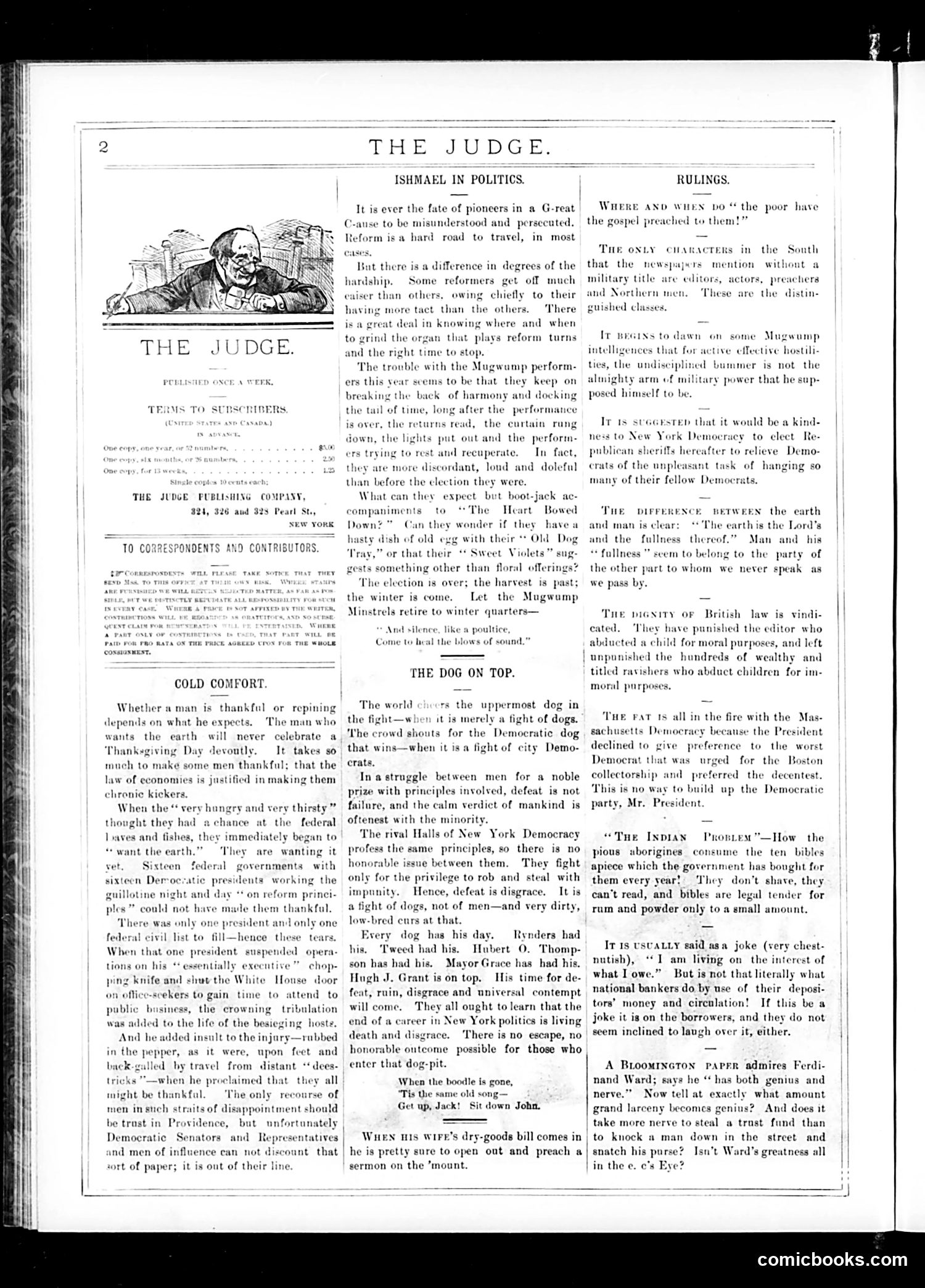 Judge — November 28, 1885 — page 2: Judge, 1885-11-28