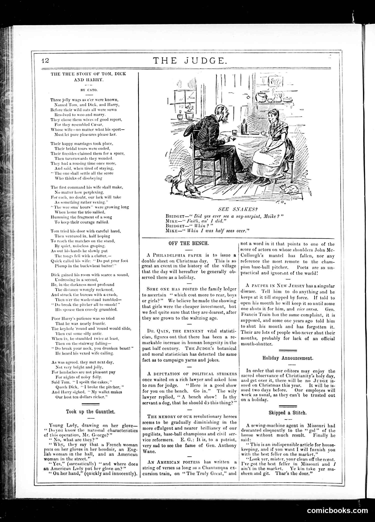 Judge — December 19, 1885 — page 12