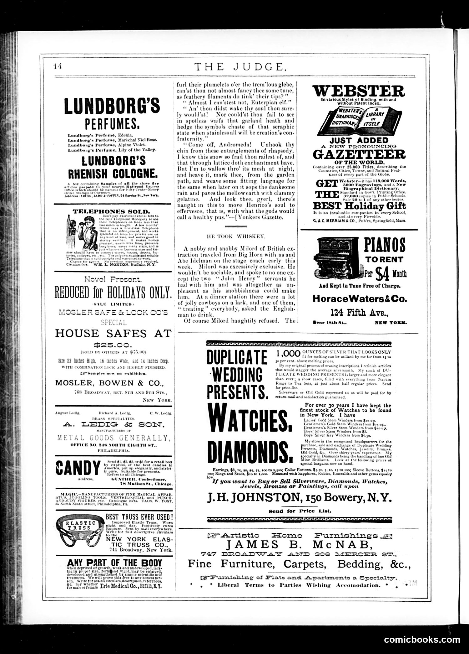 Judge — December 26, 1885 — page 14