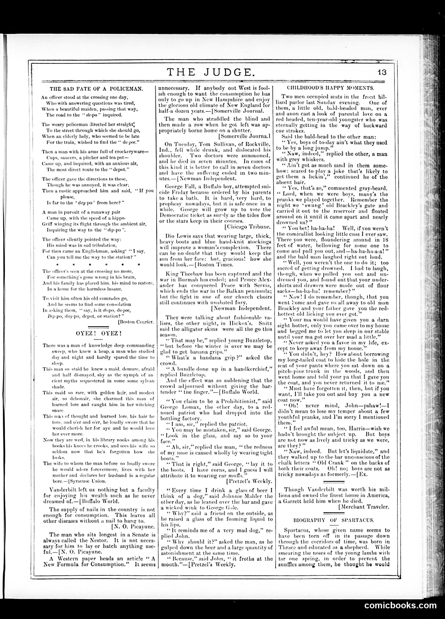 Judge — January 9, 1886 — page 13