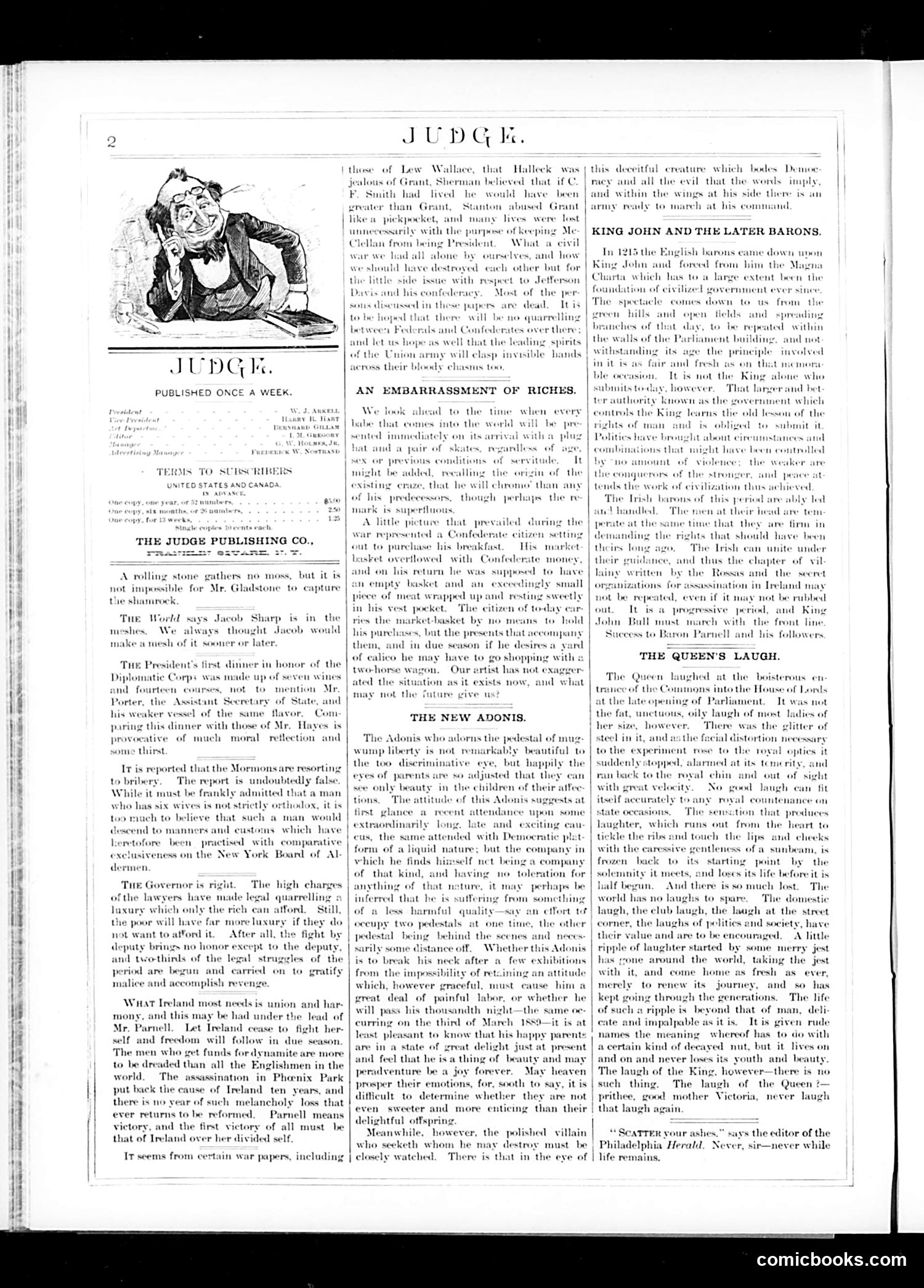 Judge — February 6, 1886 — page 2: Judge, 1886-02-06