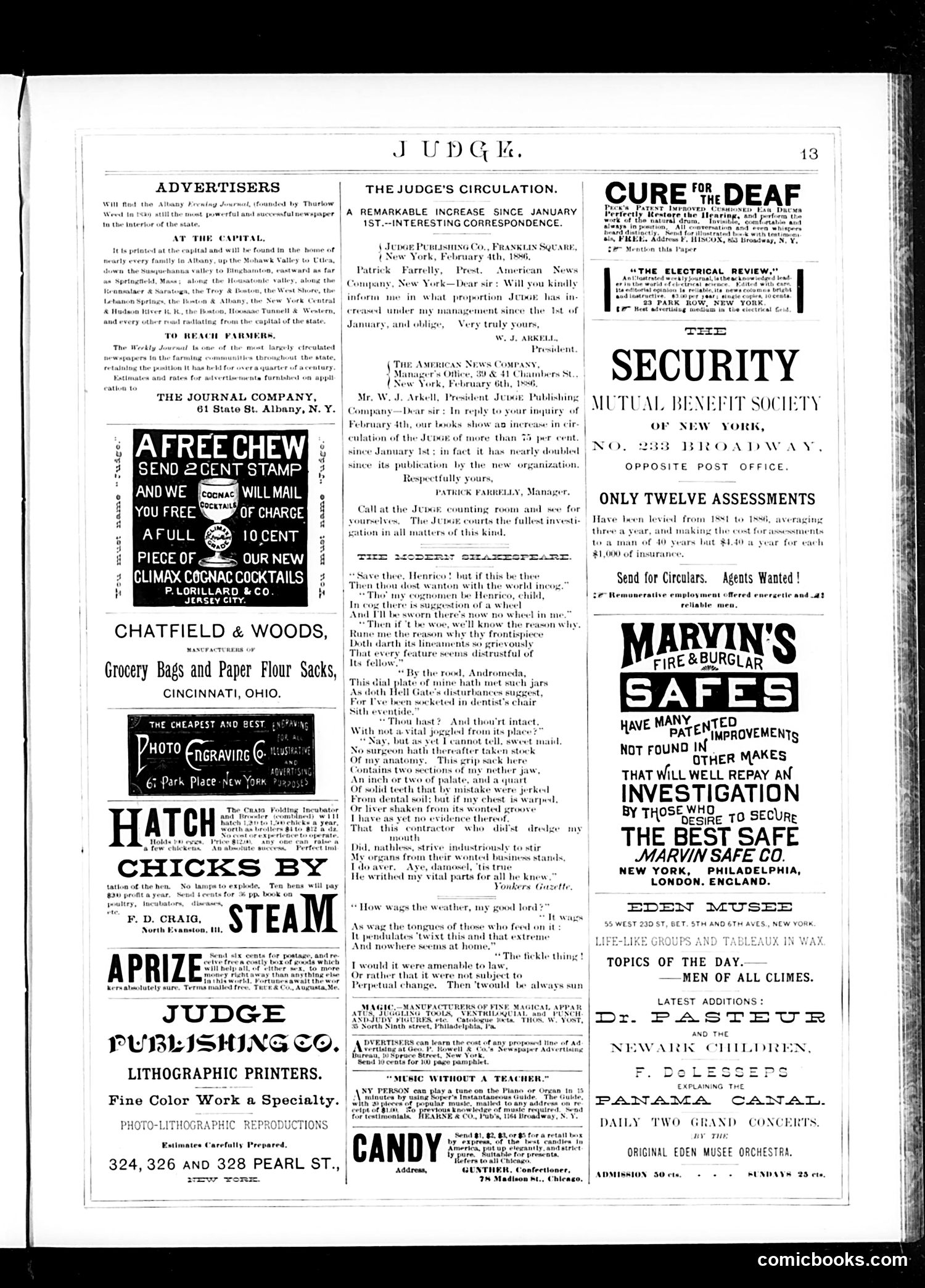 Judge — February 20, 1886 — page 13