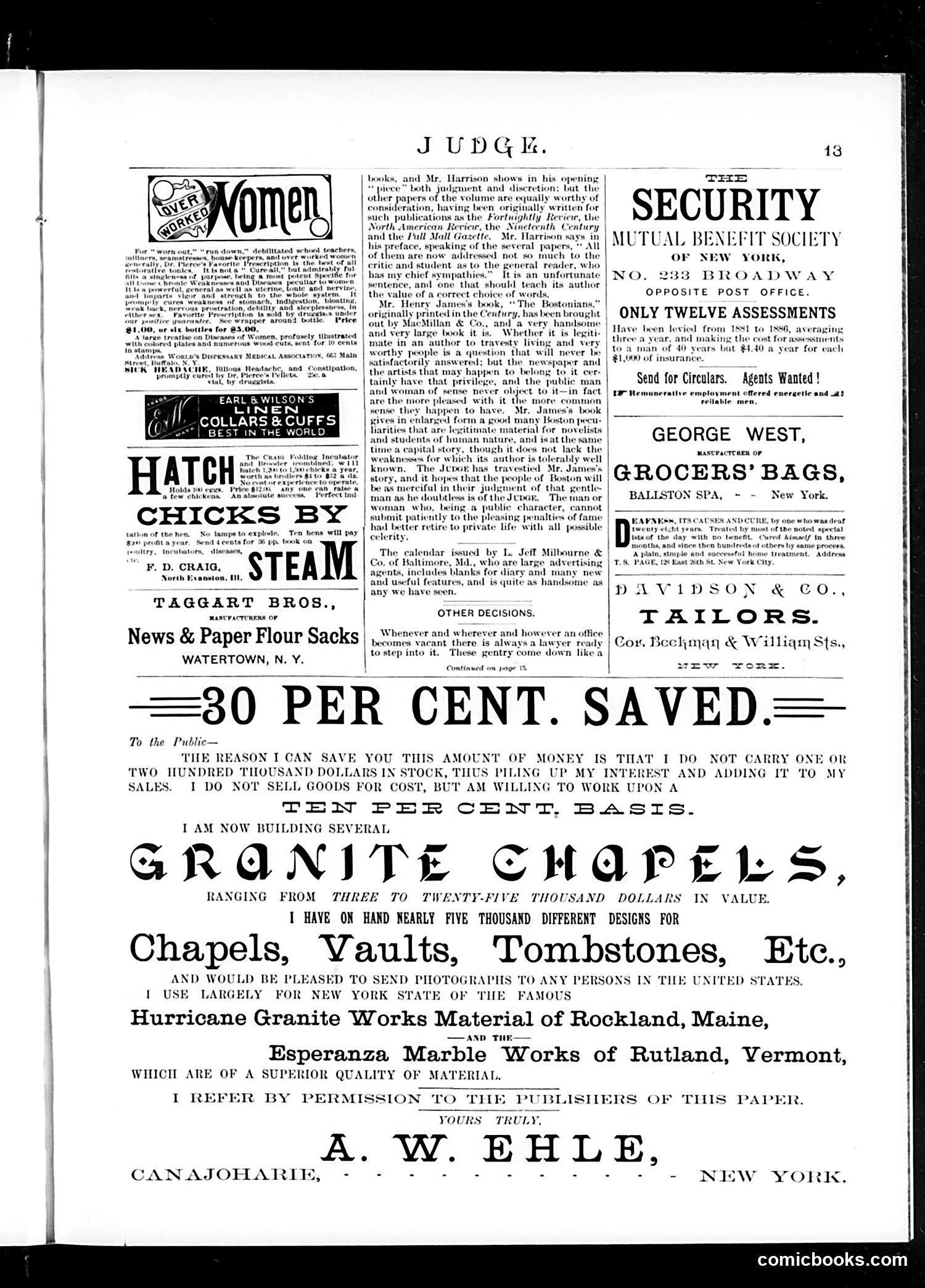 Judge — April 3, 1886 — page 13