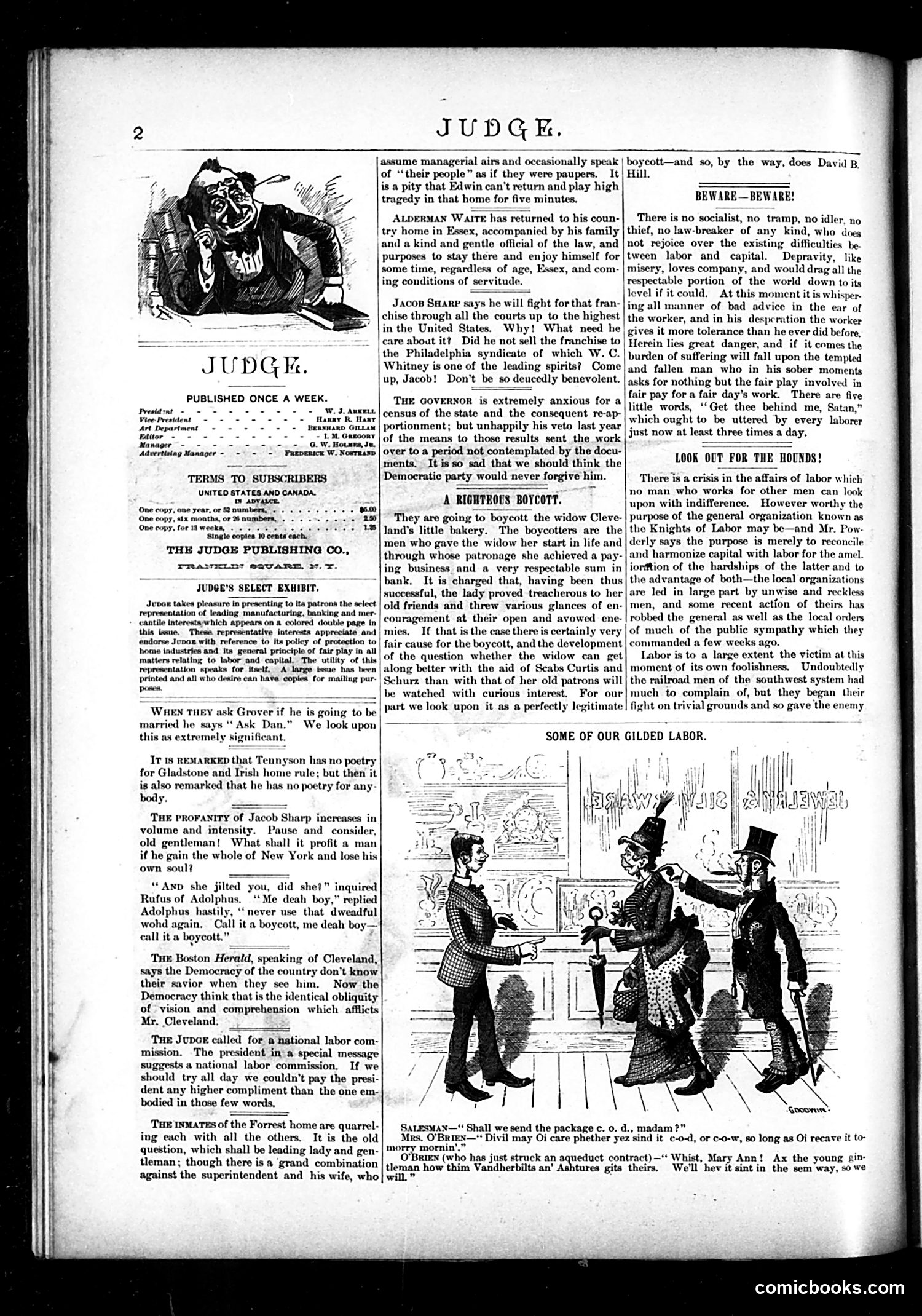 Judge — May 8, 1886 — page 2: Judge, 1886-05-08