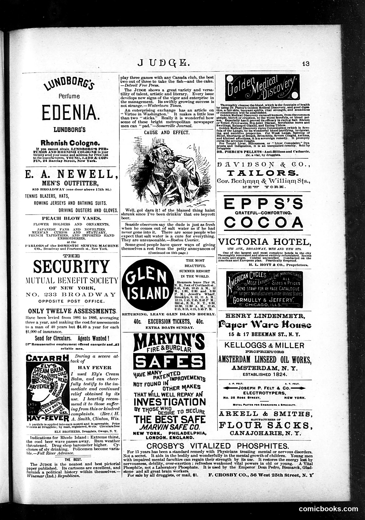 Judge — August 7, 1886 — page 13