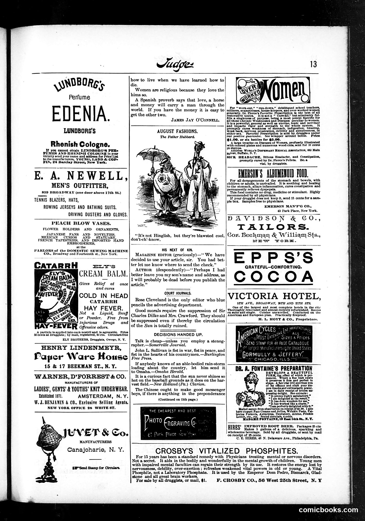 Judge — August 14, 1886 — page 13