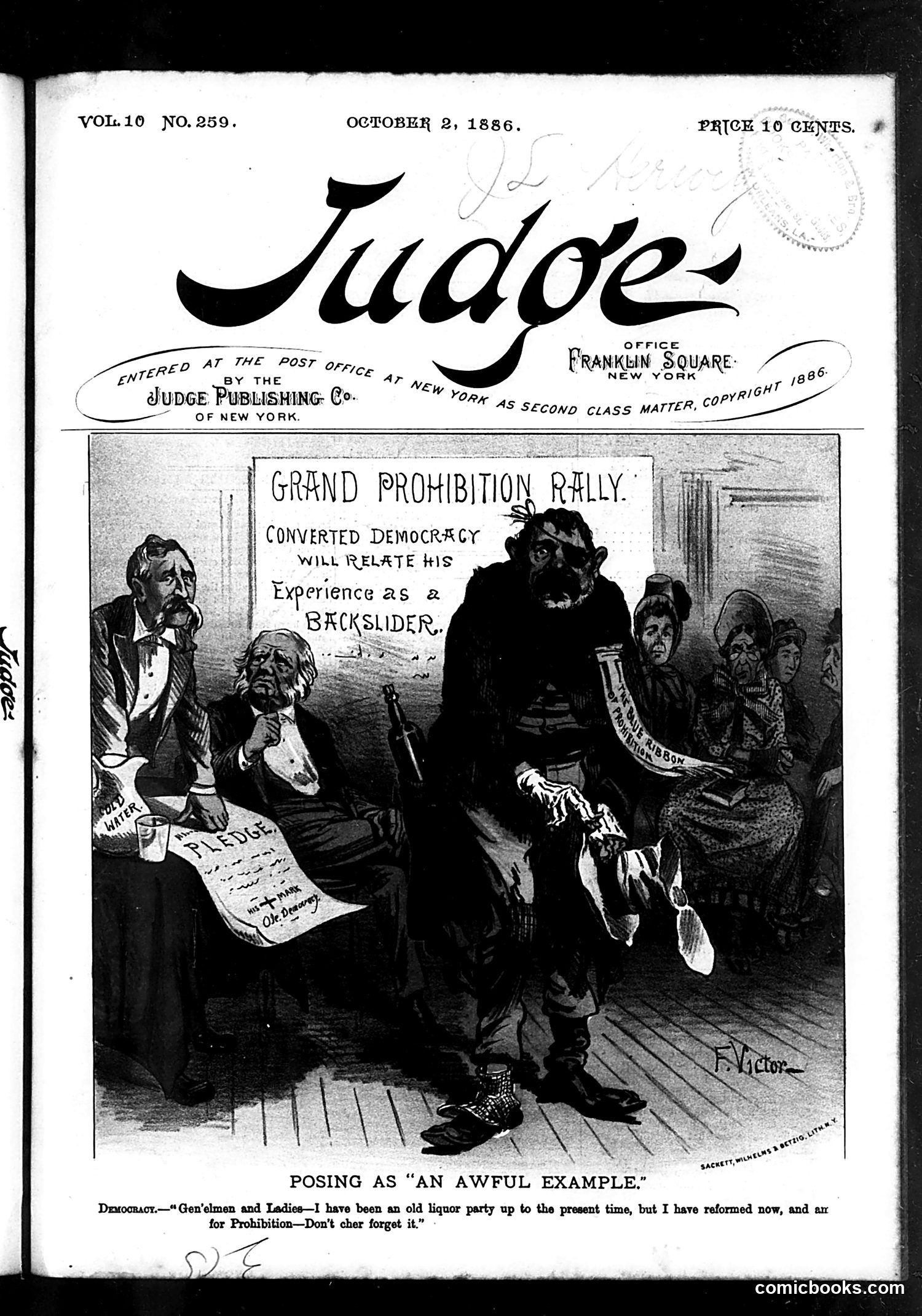 Judge — October 2, 1886 — page 1: Judge, 1886-10-02