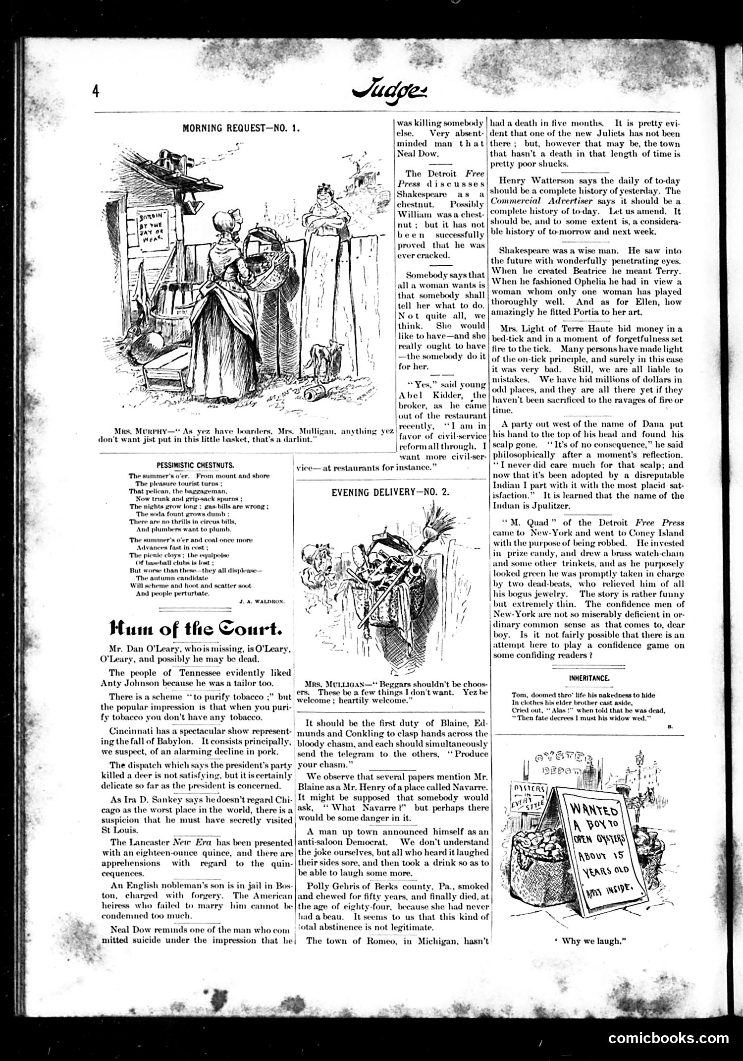 Judge — October 2, 1886 — page 4: Judge, 1886-10-02