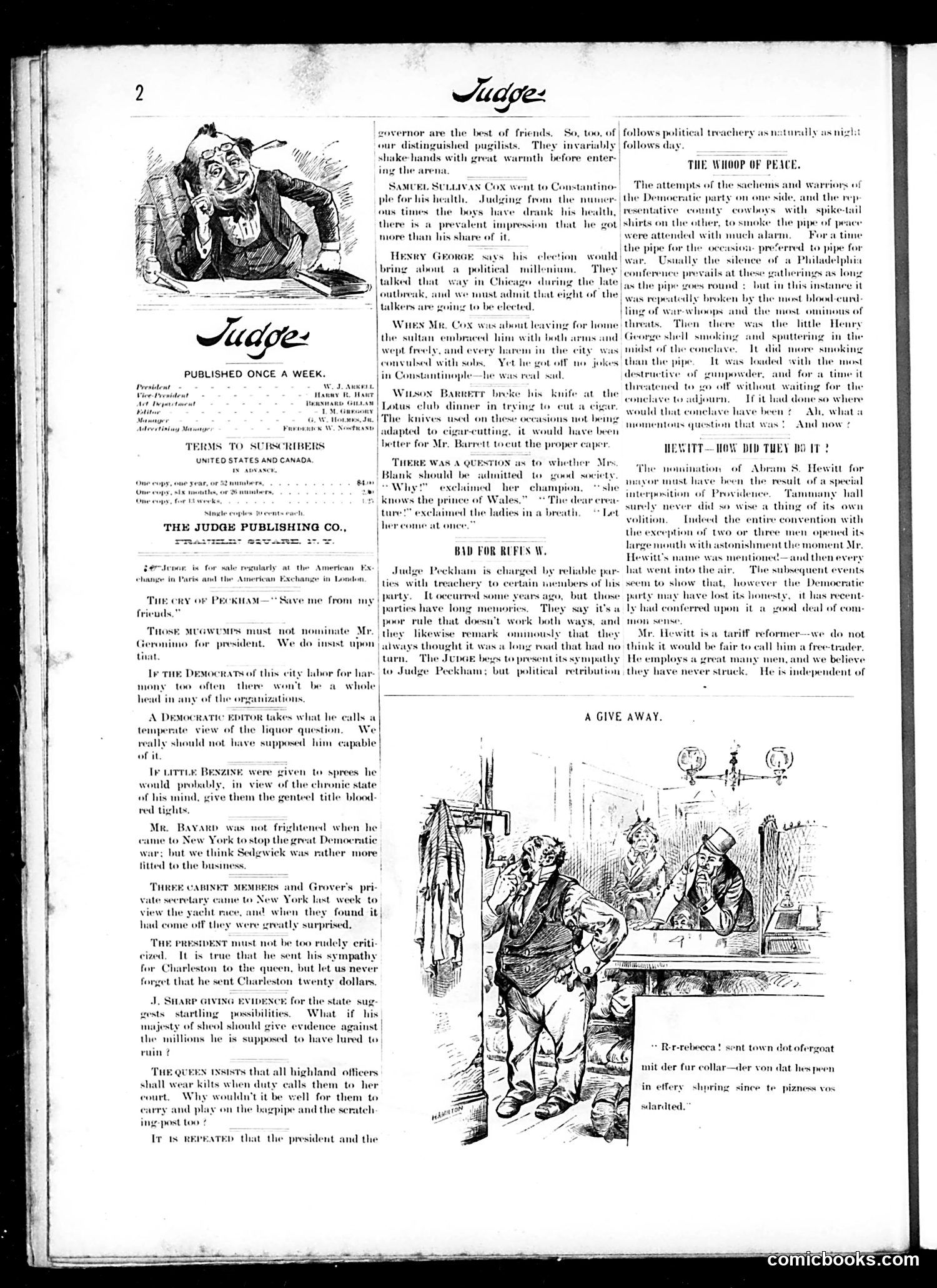 Judge — October 23, 1886 — page 2: Judge, 1886-10-23