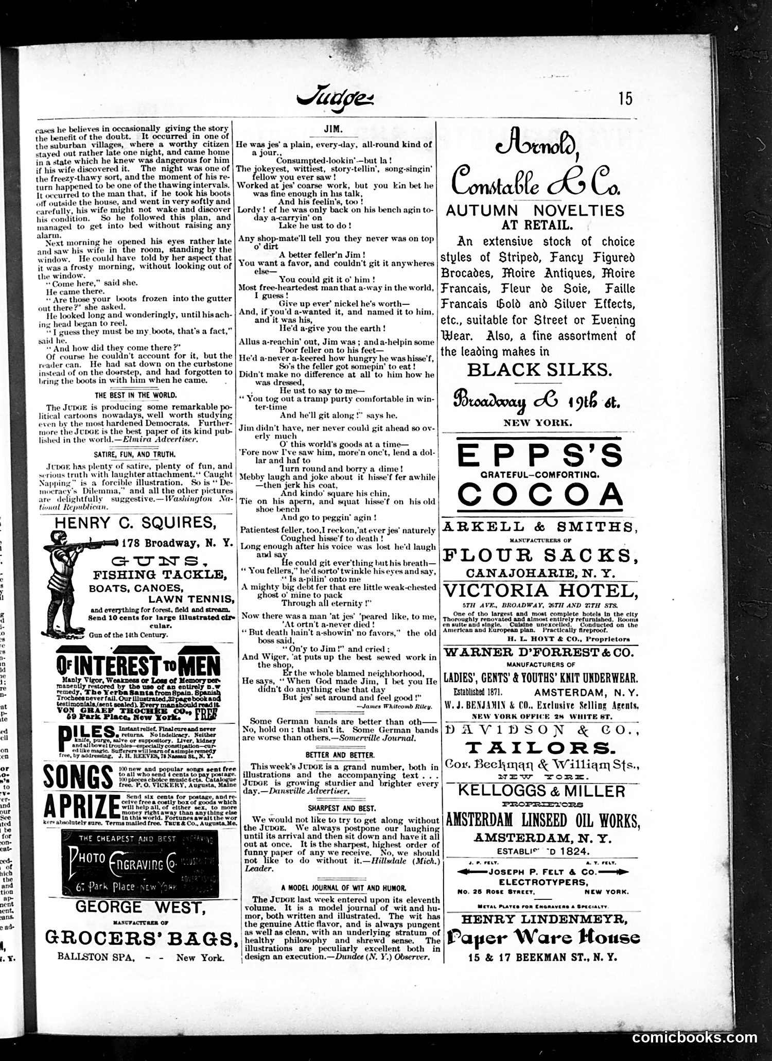 Judge — November 6, 1886 — page 15