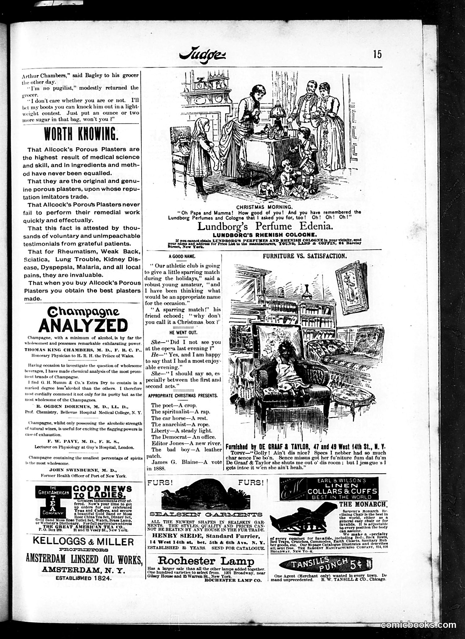 Judge — December 25, 1886 — page 15